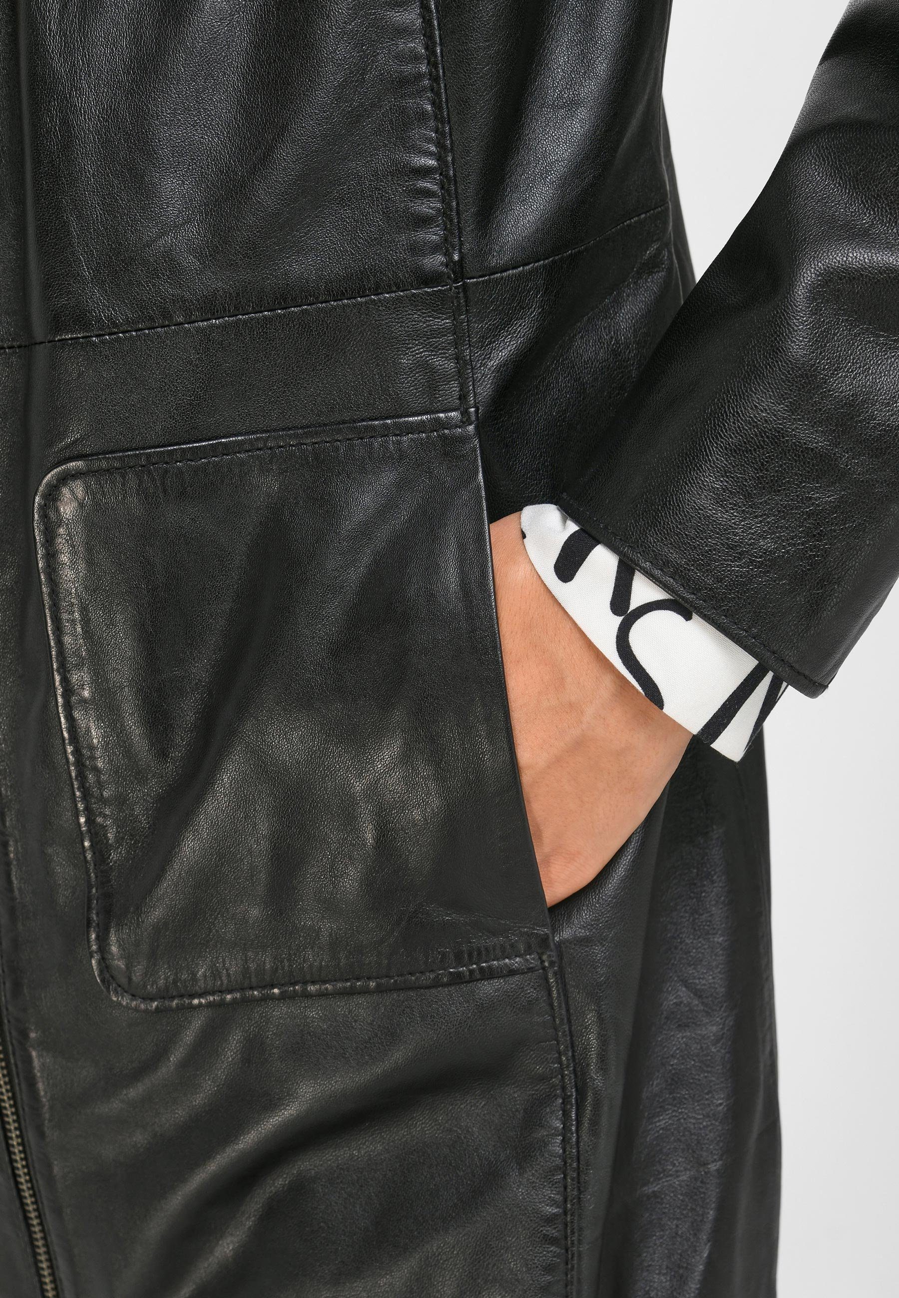 Emilia Lay Design modernem Lederjacke mit Leather