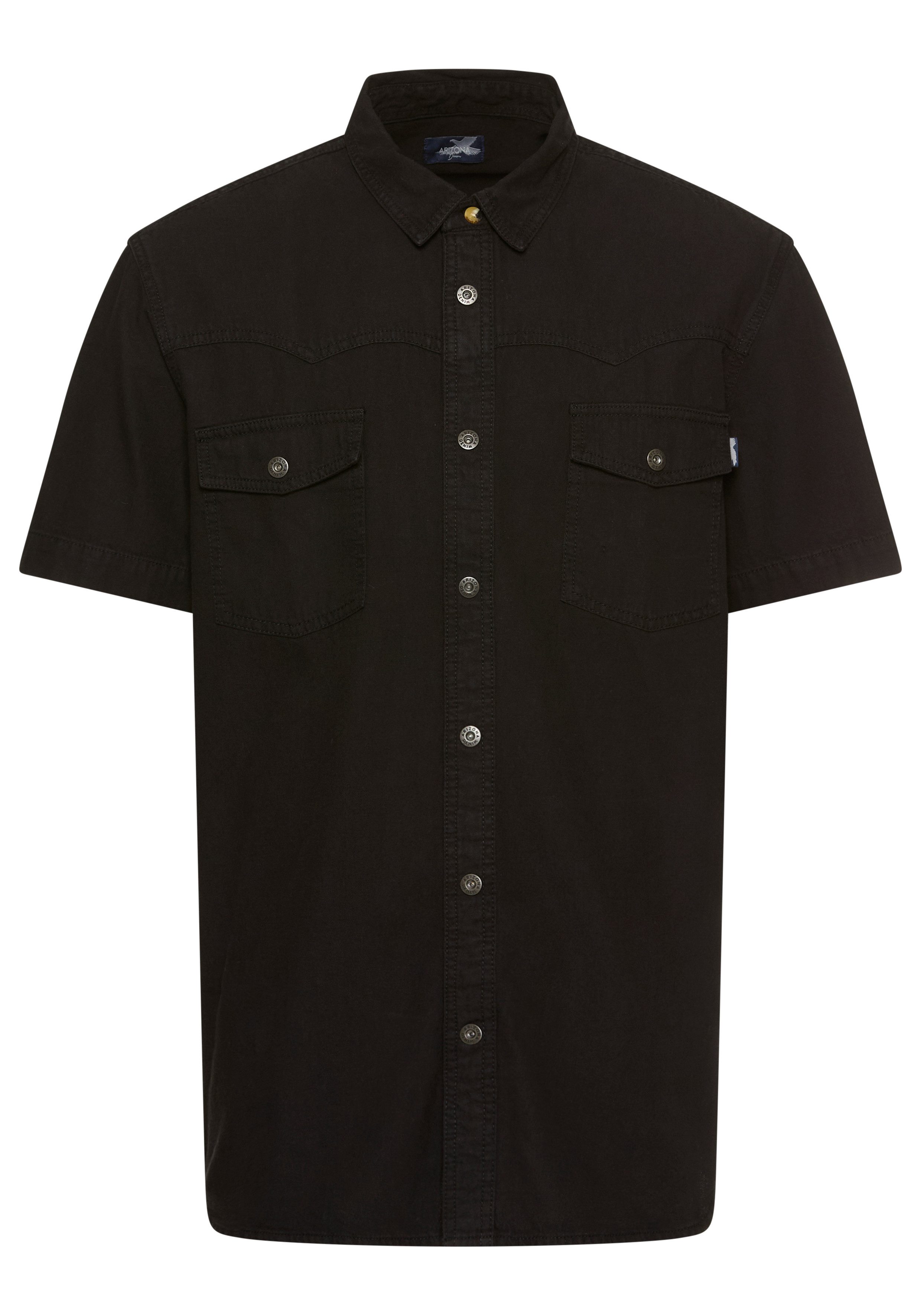 Arizona Jeanshemd Kurzarm im Western Stil günstig online kaufen