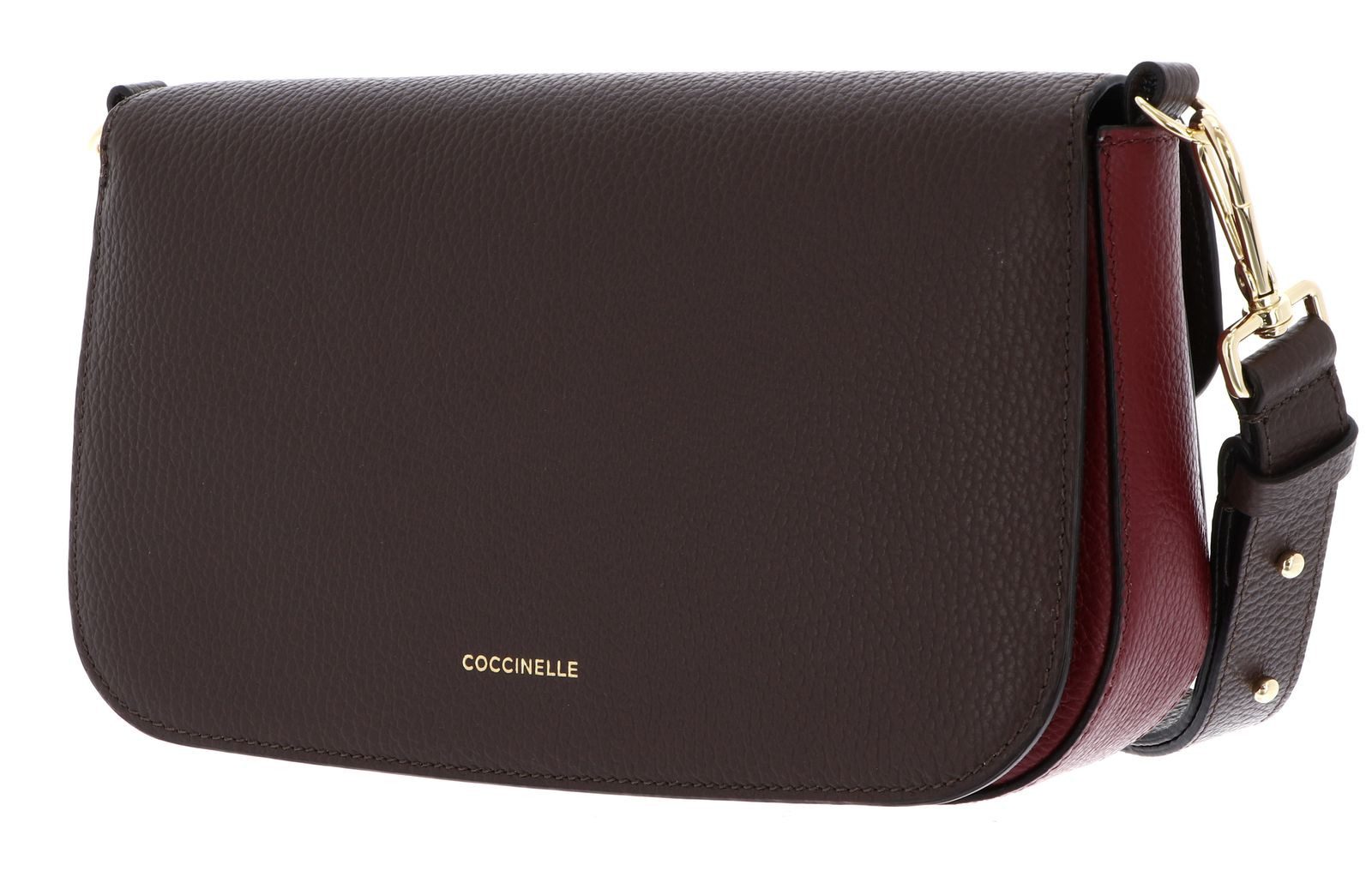 COCCINELLE Schultertasche Tricolor Handbag Grainy Leather, aus echtem Rindsleder