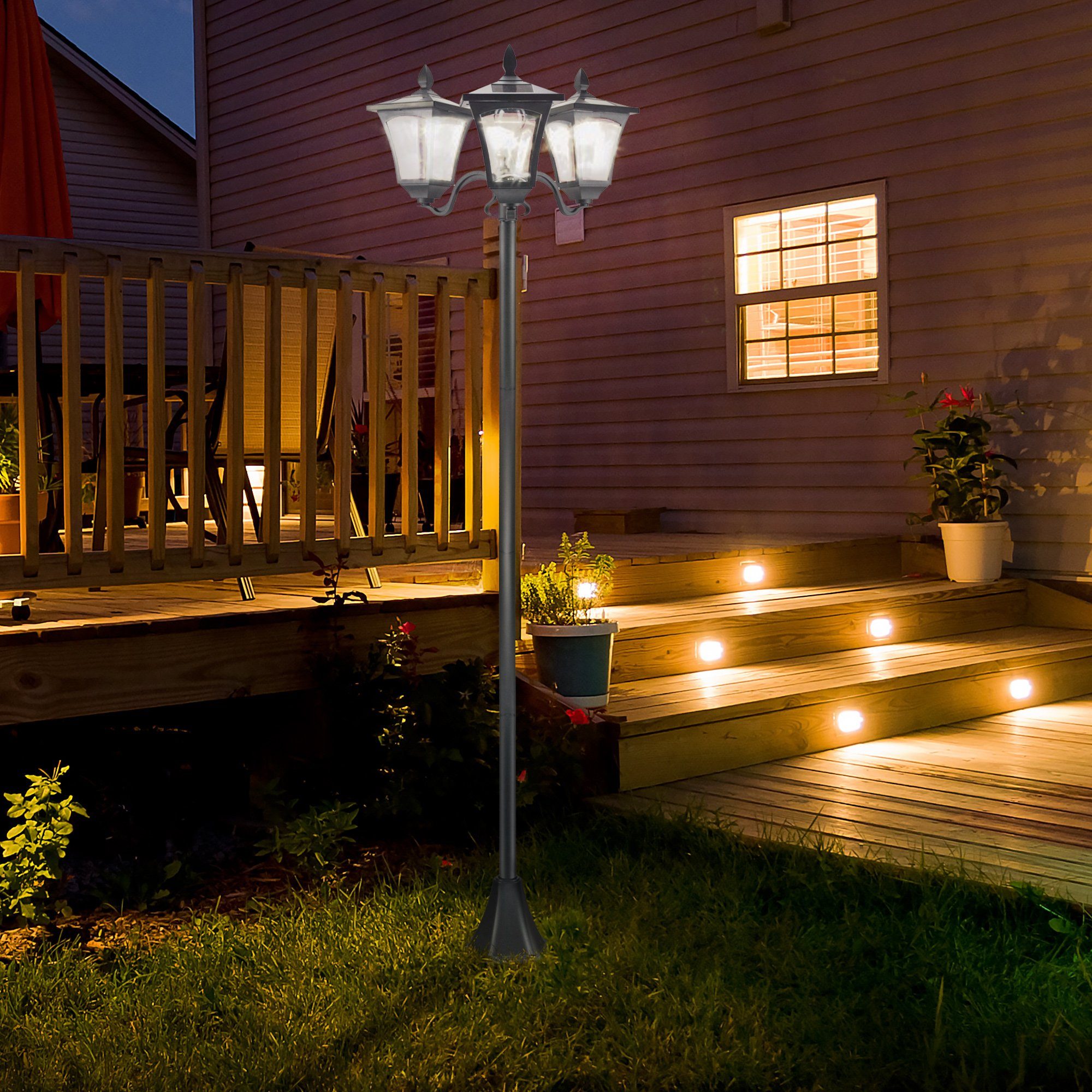 Outsunny LED Gartenleuchte Wegleuchte mit LED günstig online kaufen