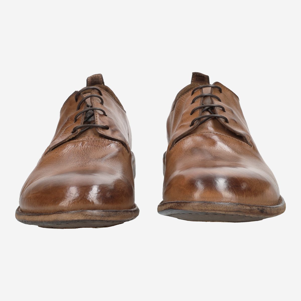 MOMA Moma 14501A-VIV VITELLO COCCO, Schnürschuhe, Braun, Herren Schnürschuh