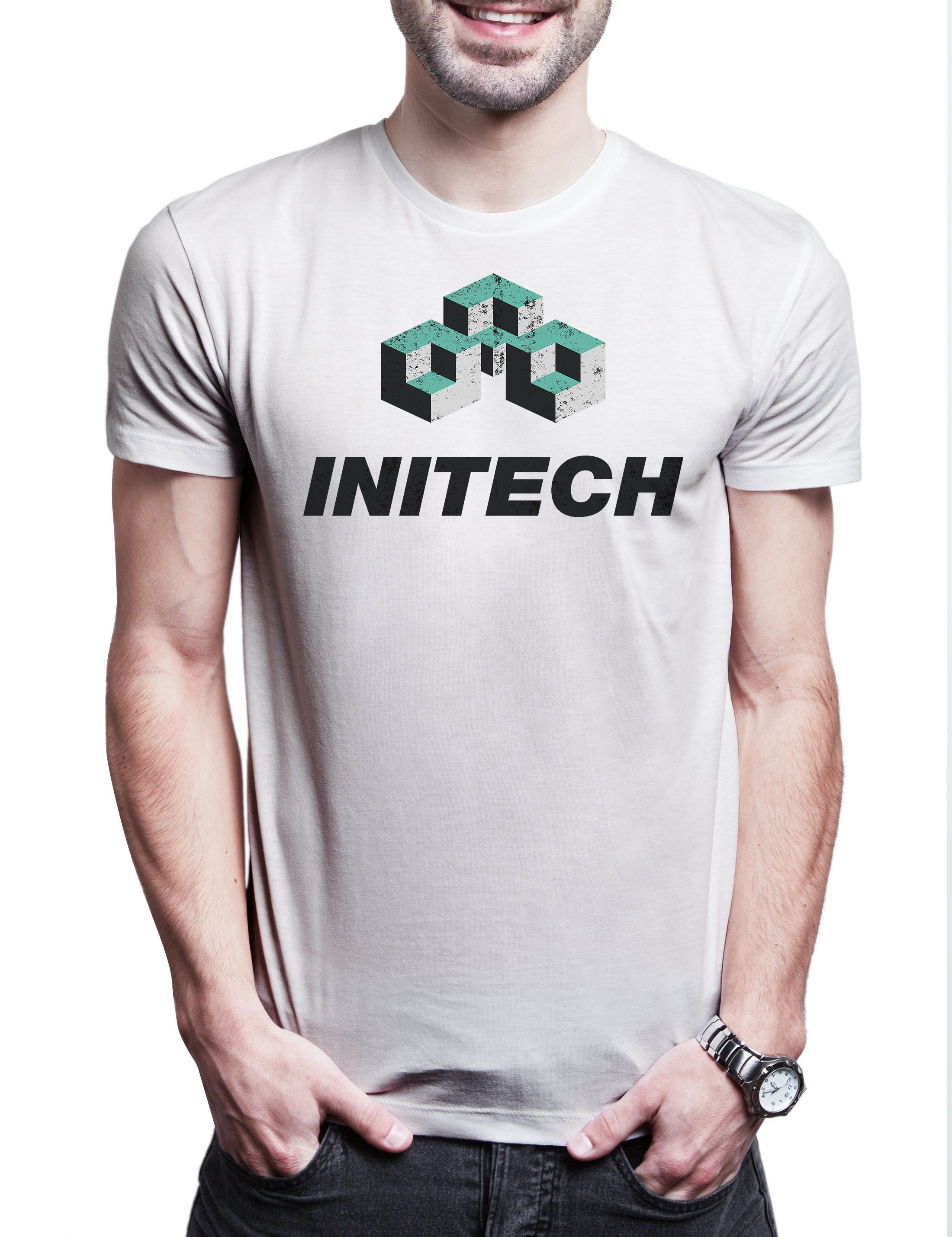 Print-Shirt Initech Logo Herren T-Shirt Office Space Film Büro Komödie Kultfilm