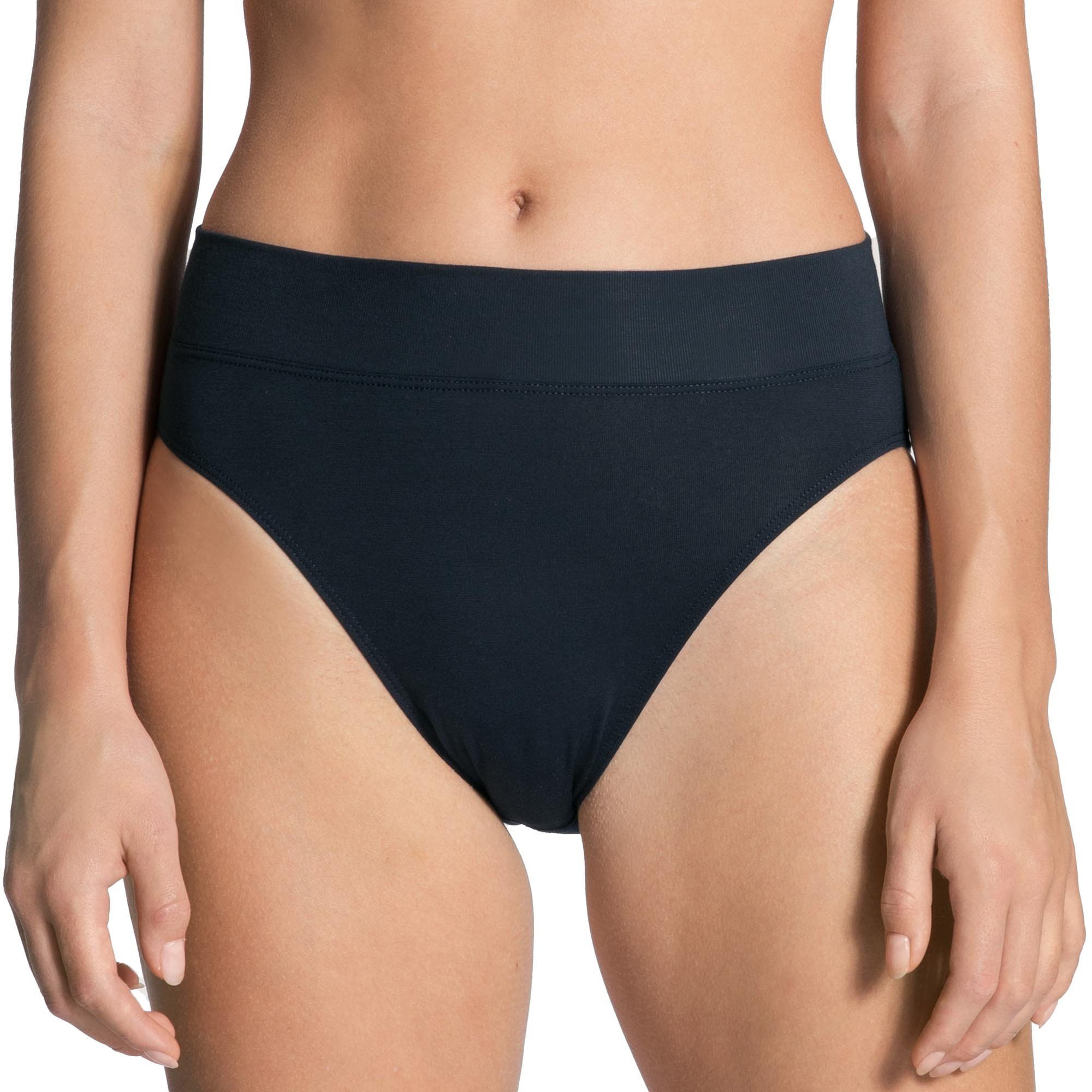 CALIDA Slip Damen Slip 2er Pack Baumwolle Elastic High Waist (Packung, 2er Pack)