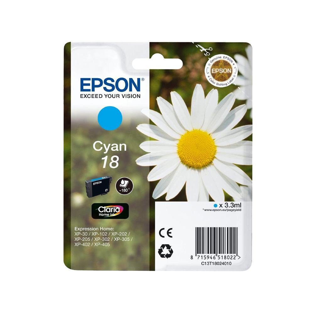 Epson 18 cyan Tintenpatrone Tintenpatrone
