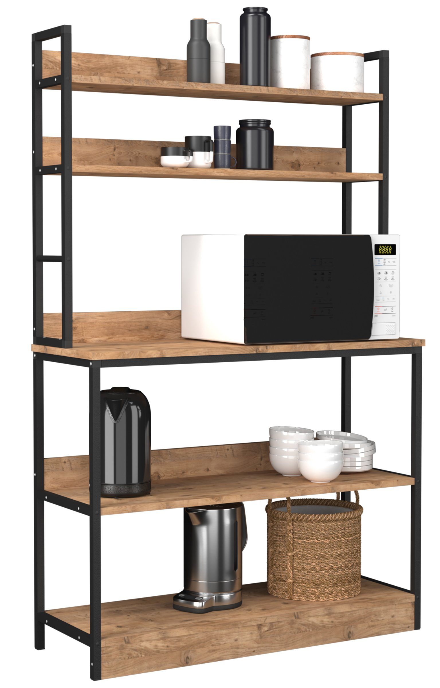 VCM Unterschrank Küchenschrank Kommode Buffet Mikrowelle günstig online kaufen