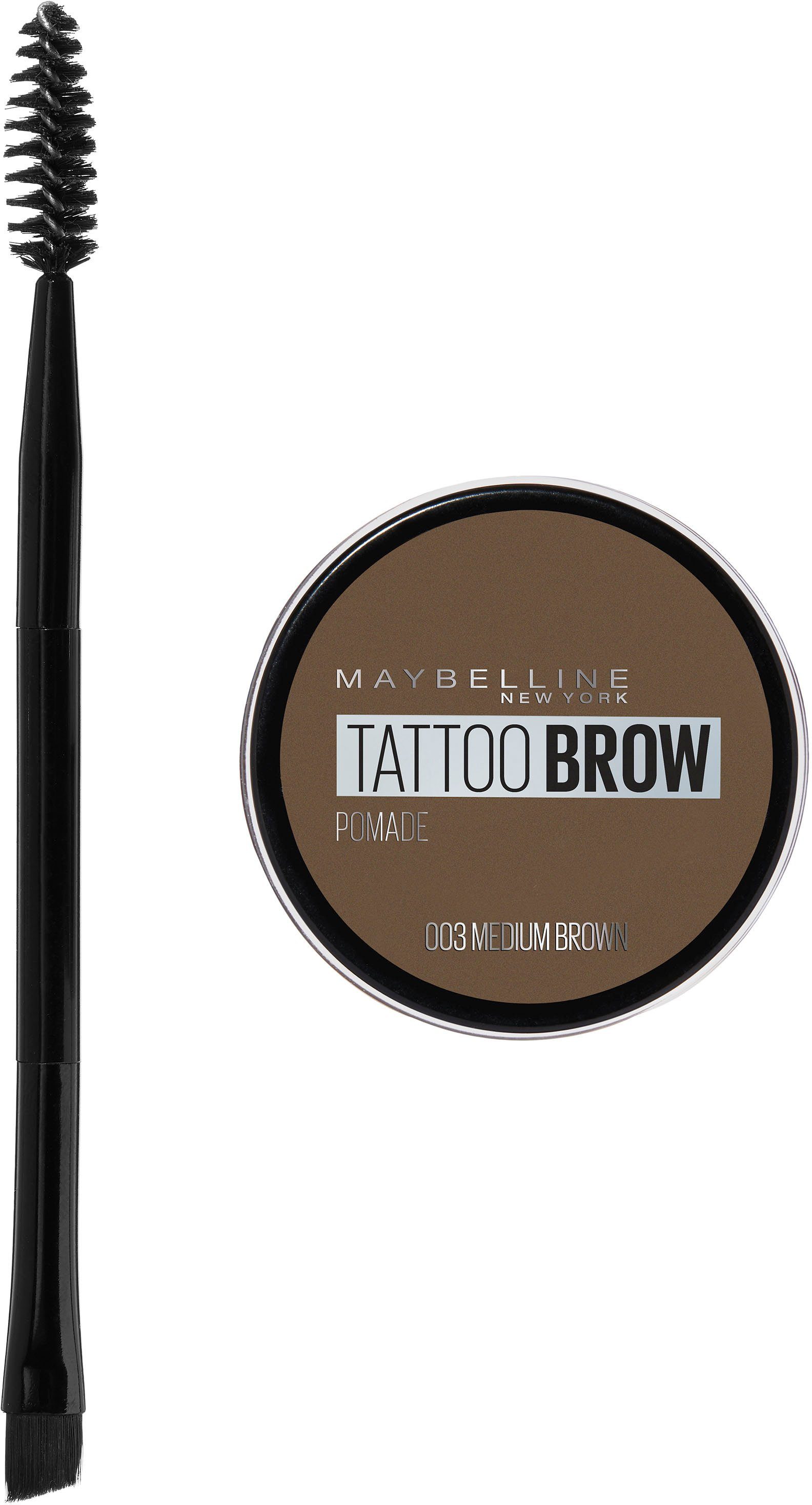 MAYBELLINE NEW YORK Augenbrauen-Gel Tattoo Brow Pomade Pot