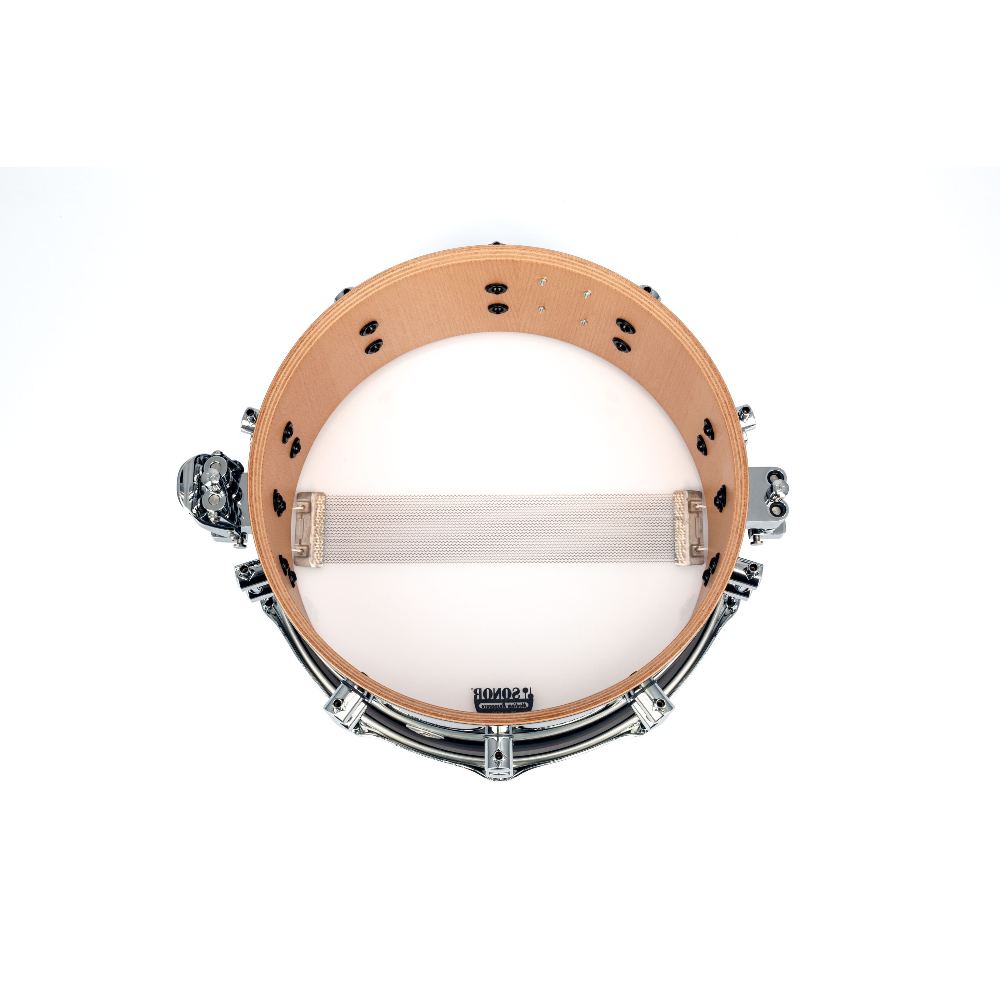 SONOR Snare Drum, Schlagzeuge, Snare Drums, Jost Nickel Snare Drum 14"x6,25" Piano Black/Silver - Snare Drum