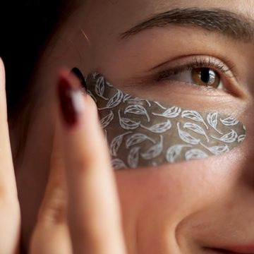 SYE Cosmetics Augenpads : Wiederverwendbare Augenpads aus 99.9% Silber - Kein Silikon, 2-tlg., 1 Paar (2 Stück), Eye Pads Gesichtsmaske gegen Augenringe, Linien, Tränensäcke