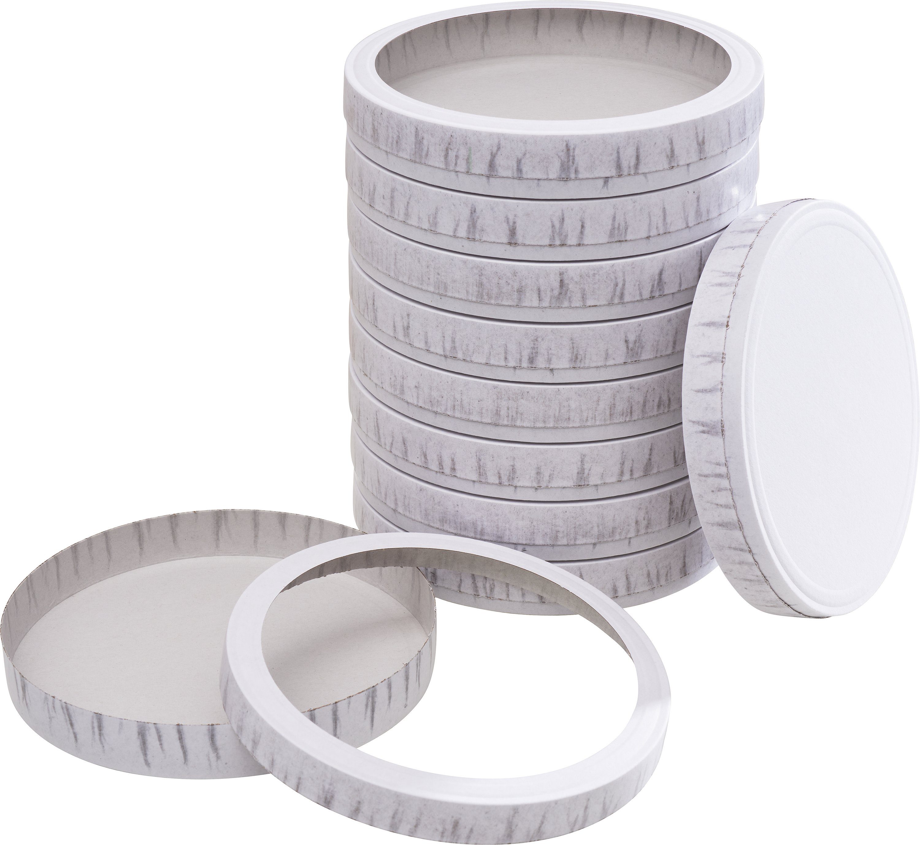 Folia Papierlaterne Laternenböden und -deckel, 10 Stück günstig online kaufen