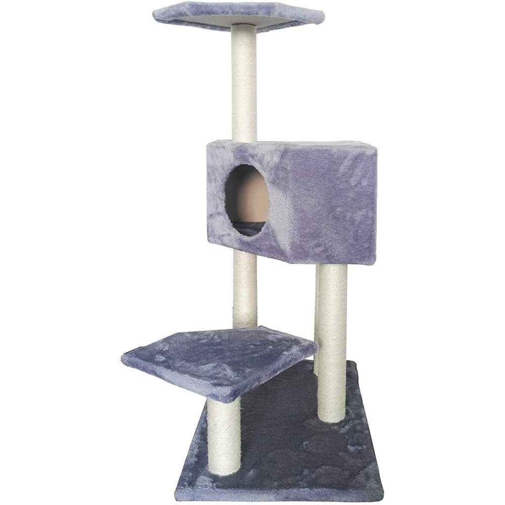 Melko Kratzbaum »Katzenbaum Kratzbaum Kletterbaum 97CM Grau ... - Melko Kratzbaum Katzenbaum Kratzbaum Kletterbaum 97cm Grau Katzenkratzbaum Katzen Spielbaum Katzenmoebel Kratzbrett Sisalsaeule Kratzstamm Strapazierfaehige
