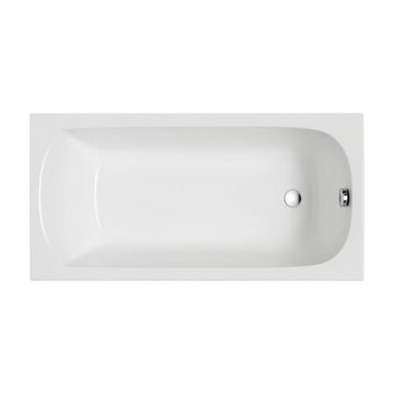 KOLMAN Badewanne Rechteck Classic 160x70, Acrylschürze Styroporträger, Ablauf VIEGA & Füße GRATIS