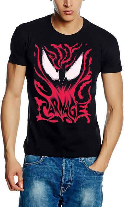 MARVEL Print-Shirt Marvel Venom Carnage T-Shirts Schwarz M L XL
