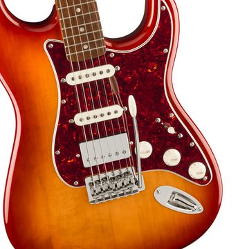 Squier E-Gitarre, Limited Edition Classic Vibe '60s Stratocaster HSS Sienna Sunburst -