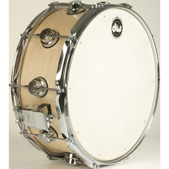 DW Schlagzeug Collector´s Satin Oil Snare 14"x6" Natural Chrome HW