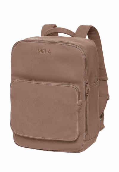 MELA Rucksack Rucksack MELA II, Reißverschluss bis zum Boden (Vorderseite lässt sich komplett öffnen & vereinfacht das Packen)