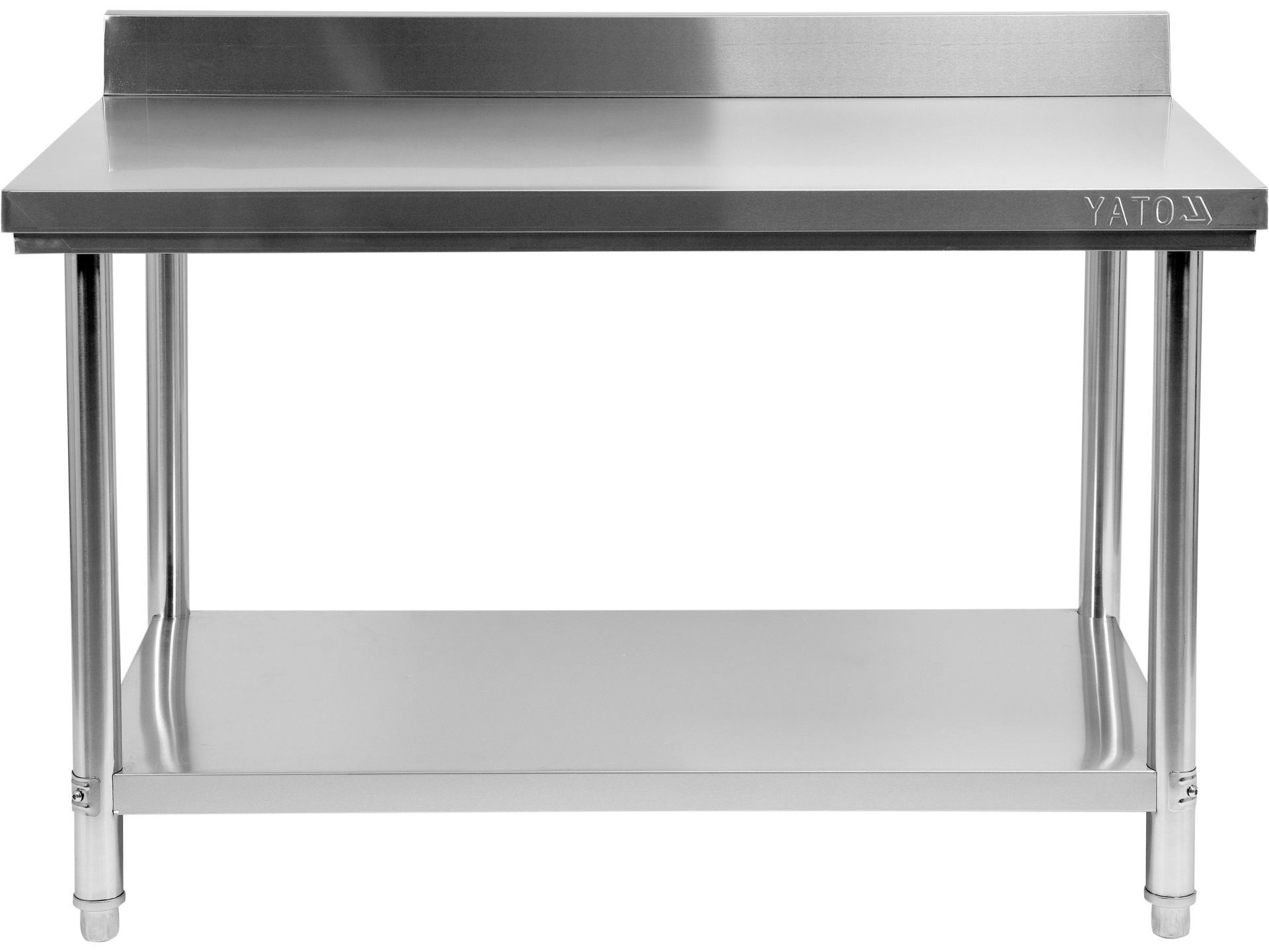 TRIZERATOP Arbeitstisch Edelstahl Arbeitstisch mit Regal 160x70x85+10 cm (Edelstahl Arbeitstisch mit Regal 160x70x85+10 cm, Edelstahl Arbeitstisch mit Regal 160x70x85+10 cm)