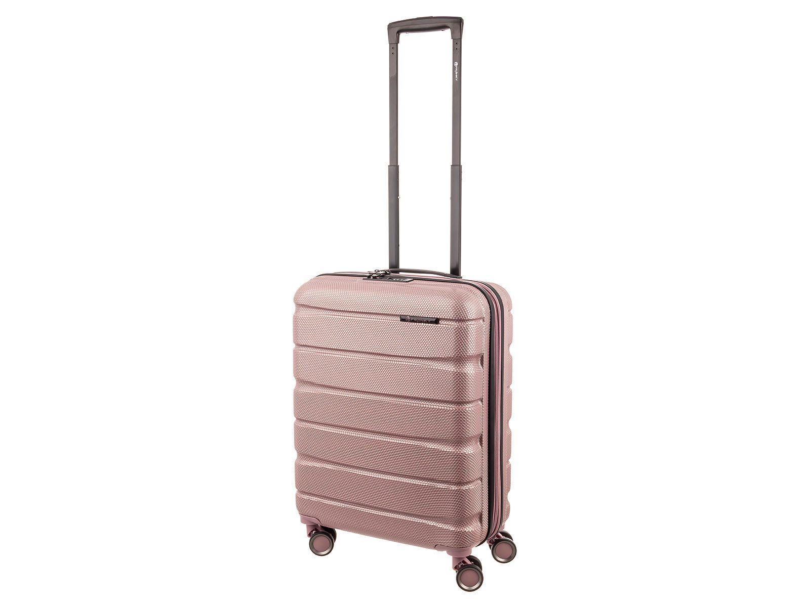 Franky Handgepäckkoffer ABS13 55er Trolley Hartschale, 4 Rollen, Dehnfalte