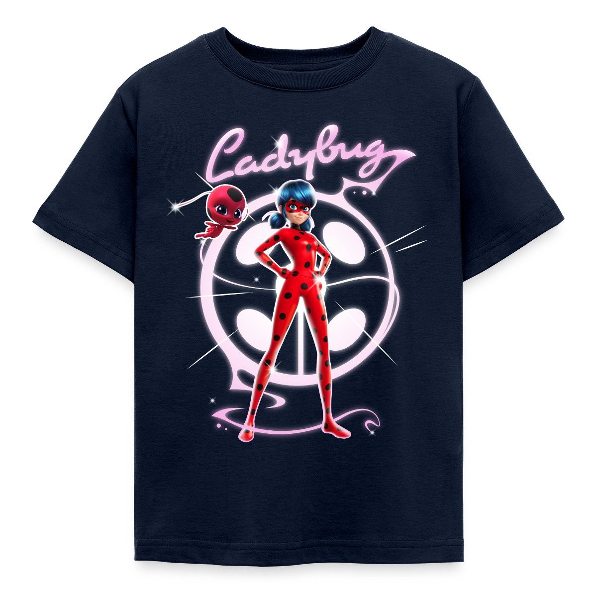 T-Shirt Miraculous Ladybug Mit Tikki Kinder T-Shirt