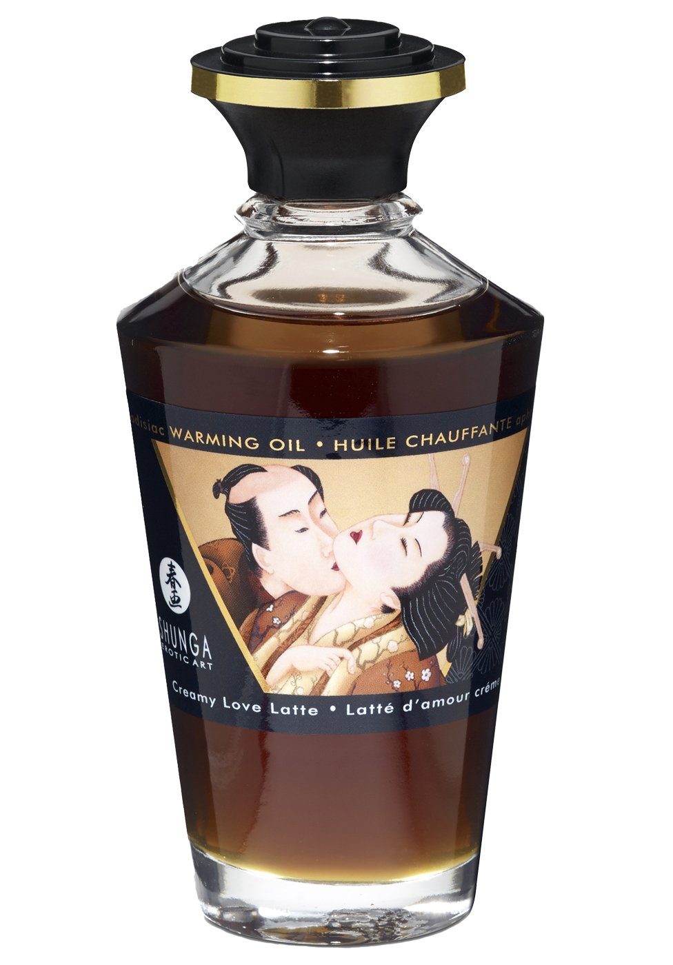 SHUNGA Massageöl Aphrodisiakum wärmendes Massage Öl – Creamy Love Latte, Atemaktivierte Erwärmung