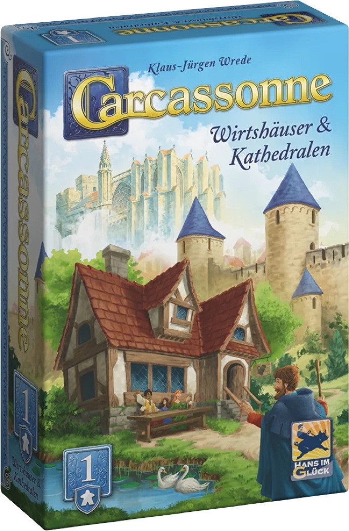 Hans im Glück Spiel Carcassonne 1. Erweiterung Wirtshäuser und Kathedralen HIGD0131
