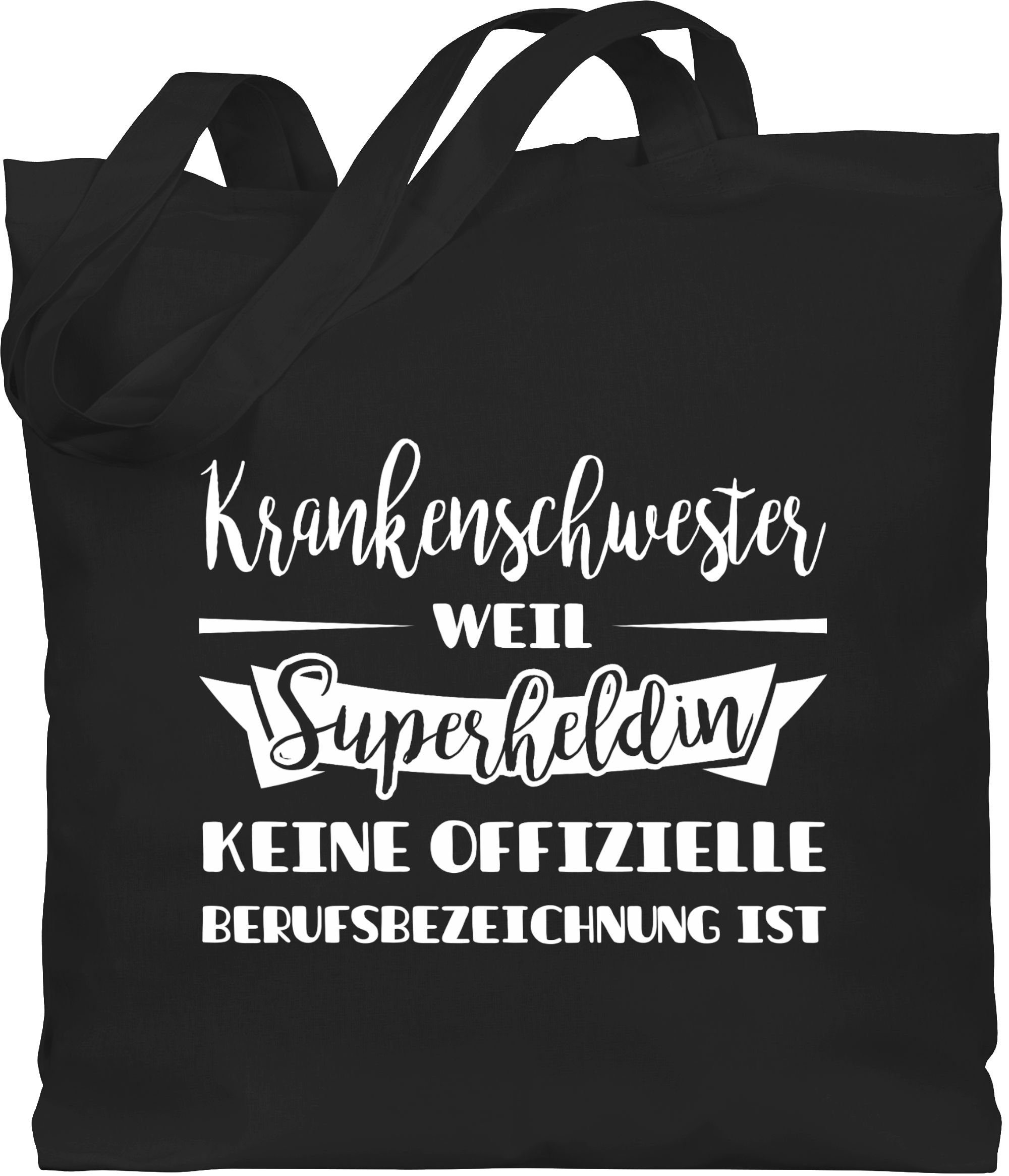 Umhängetasche Krankenschwester weil Superheldin keine offizielle Berufsbezeichnung i