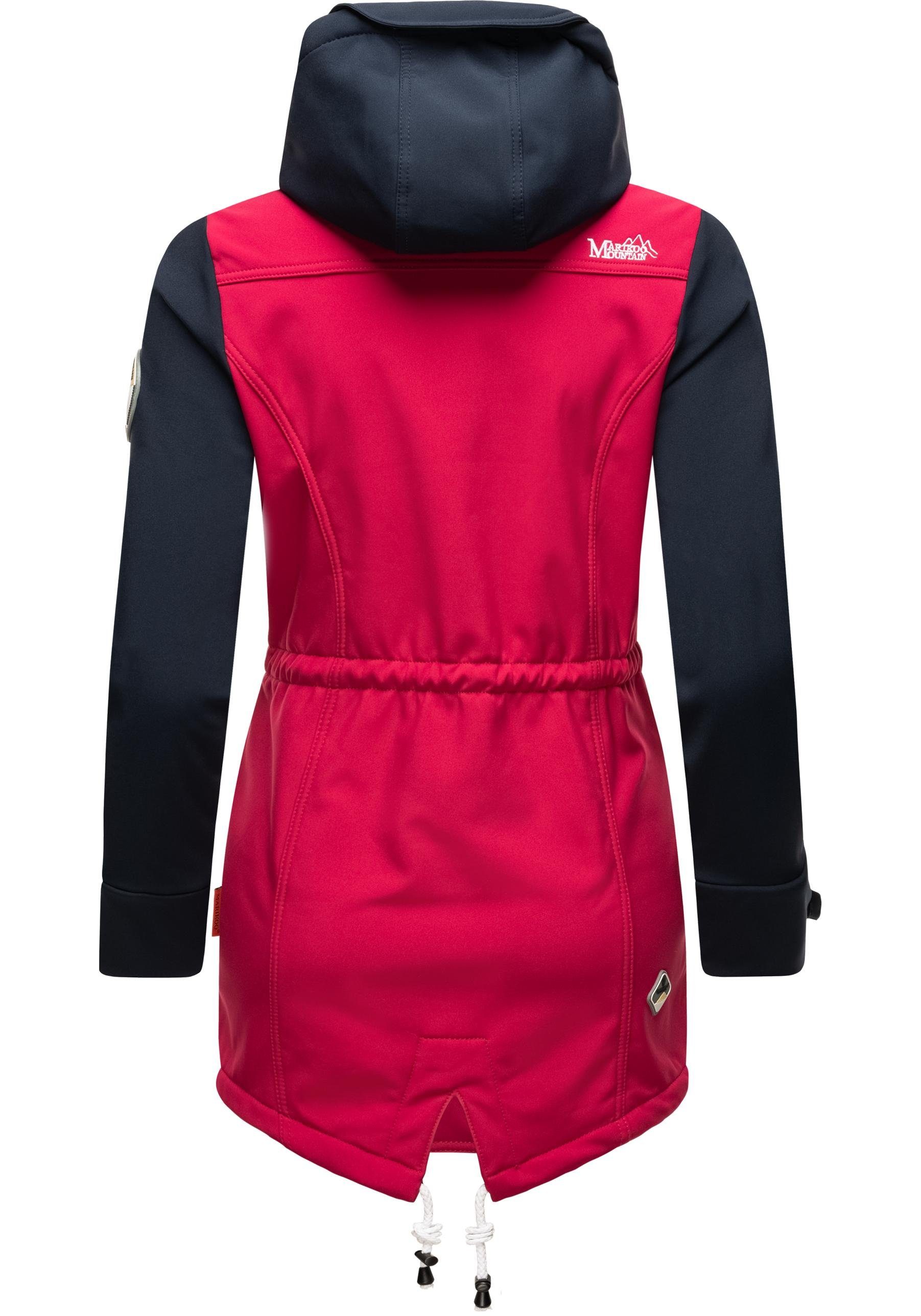 Marikoo Funktionsmantel Zimtzicke Softshell Parka mit Kapuze – Bild 3 von 4