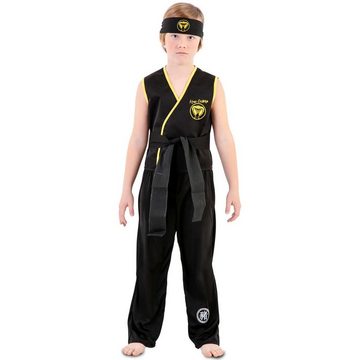 Fyasa Kostüm Karate Kostüm Schlangen König mit schwarzem Gürtel für Kinder