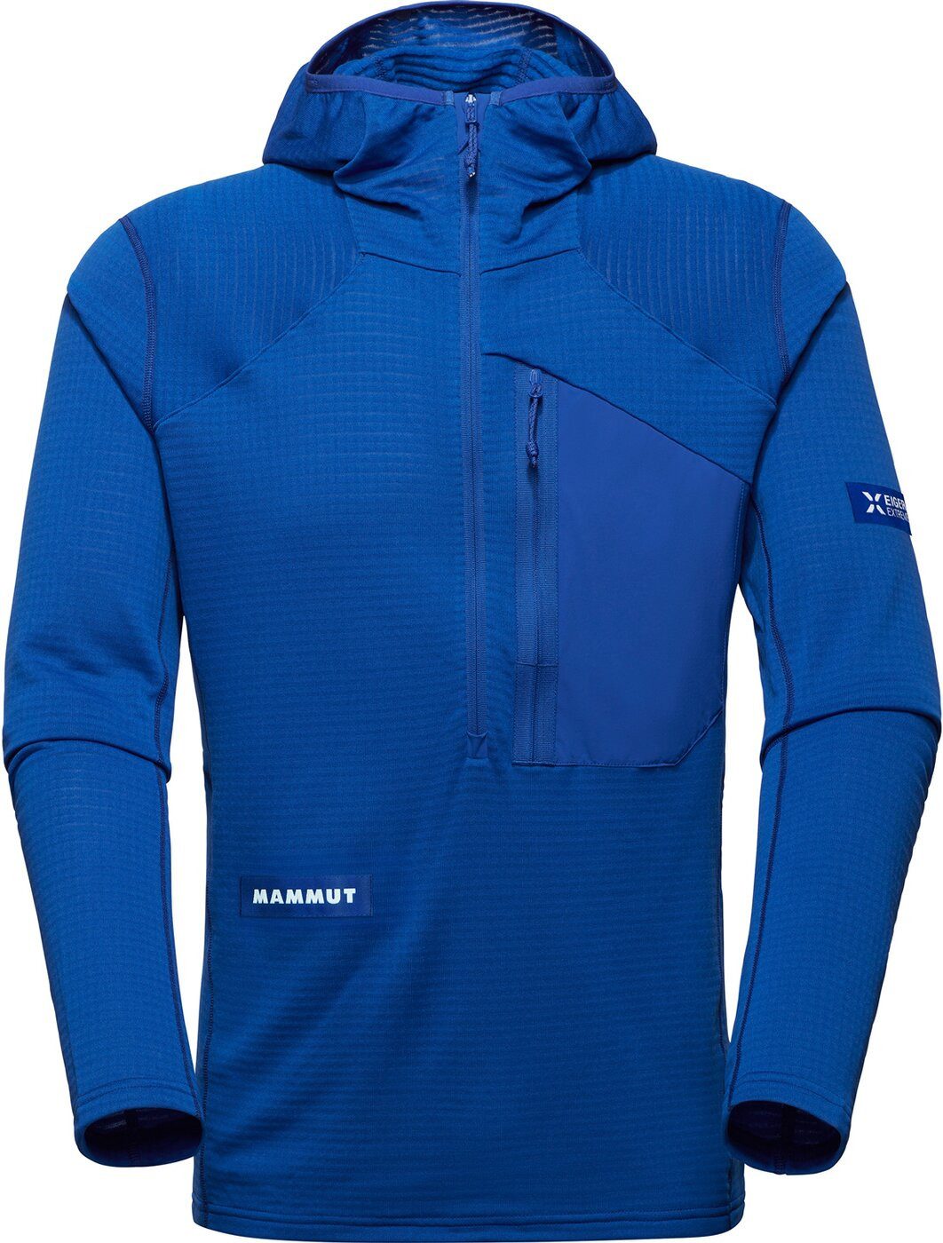 T-Shirt Eiger Nordwand Advanced FL Half Zip Hoodie Men EIGER BLUE