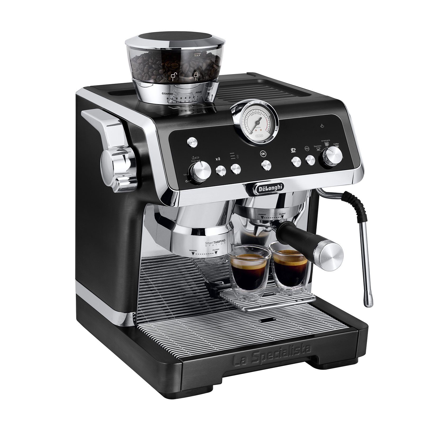 De'Longhi Siebträger-/Filterkaffeemaschine La Specialista Prestigio EC 9355  Siebträger-Espressomaschine 2 Liter