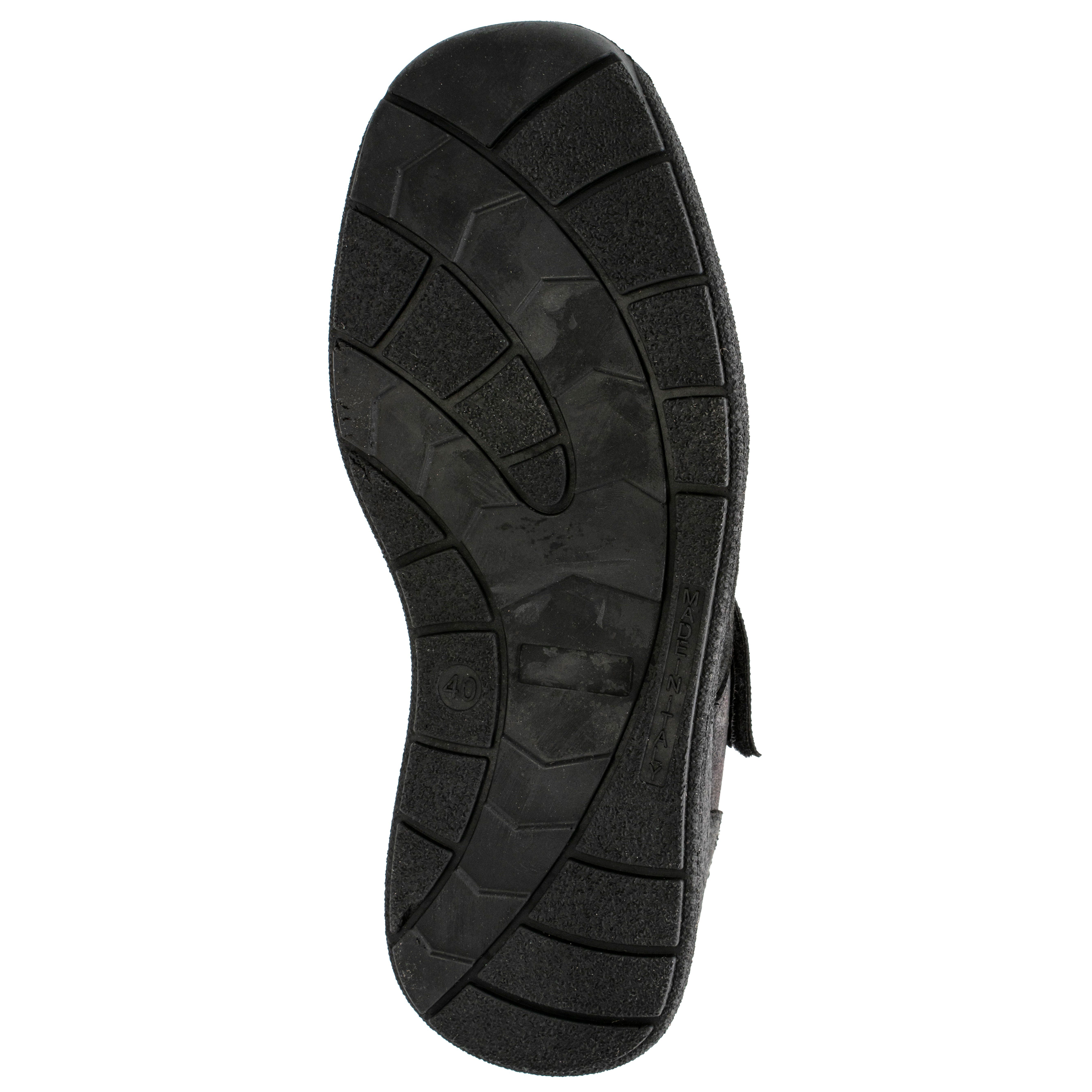 Fischer-Markenschuh Paul Klettschuh aus Stretchmaterial / Veloursleder, Einlegesohle herausnehmbar