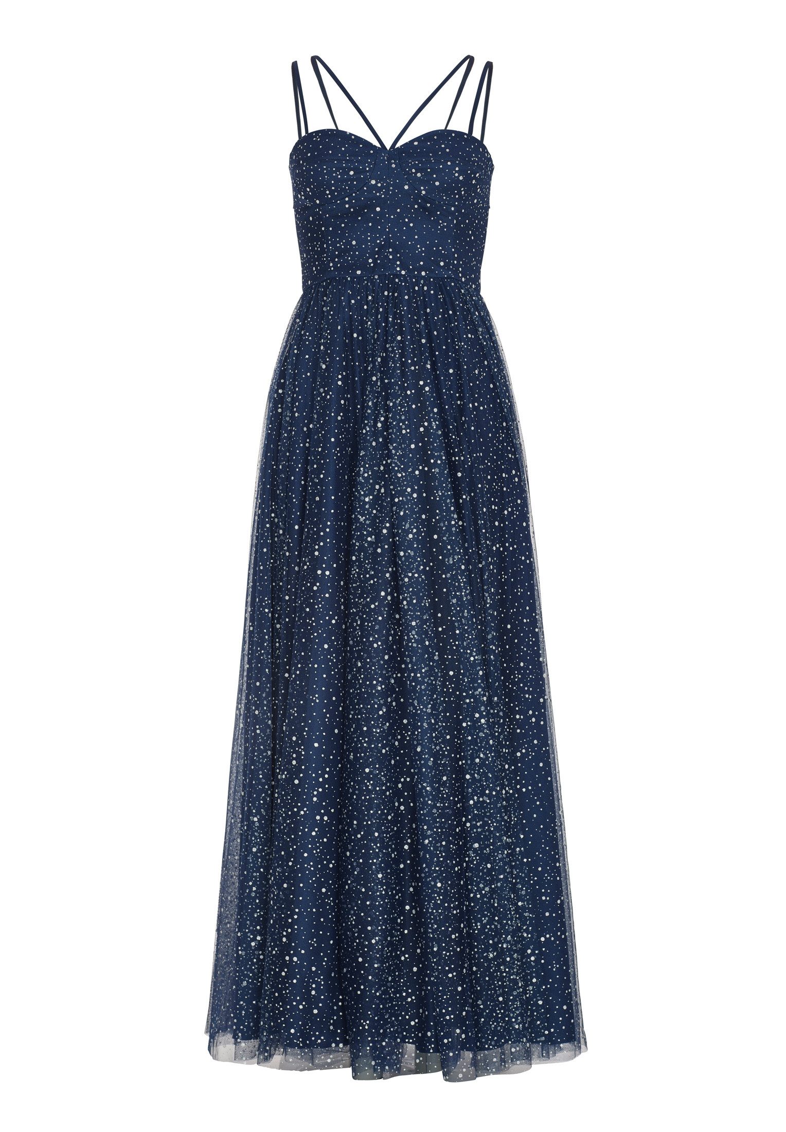 SWING Abendkleid - Robiges Tüllkleid mit Corsage - Maxikleid