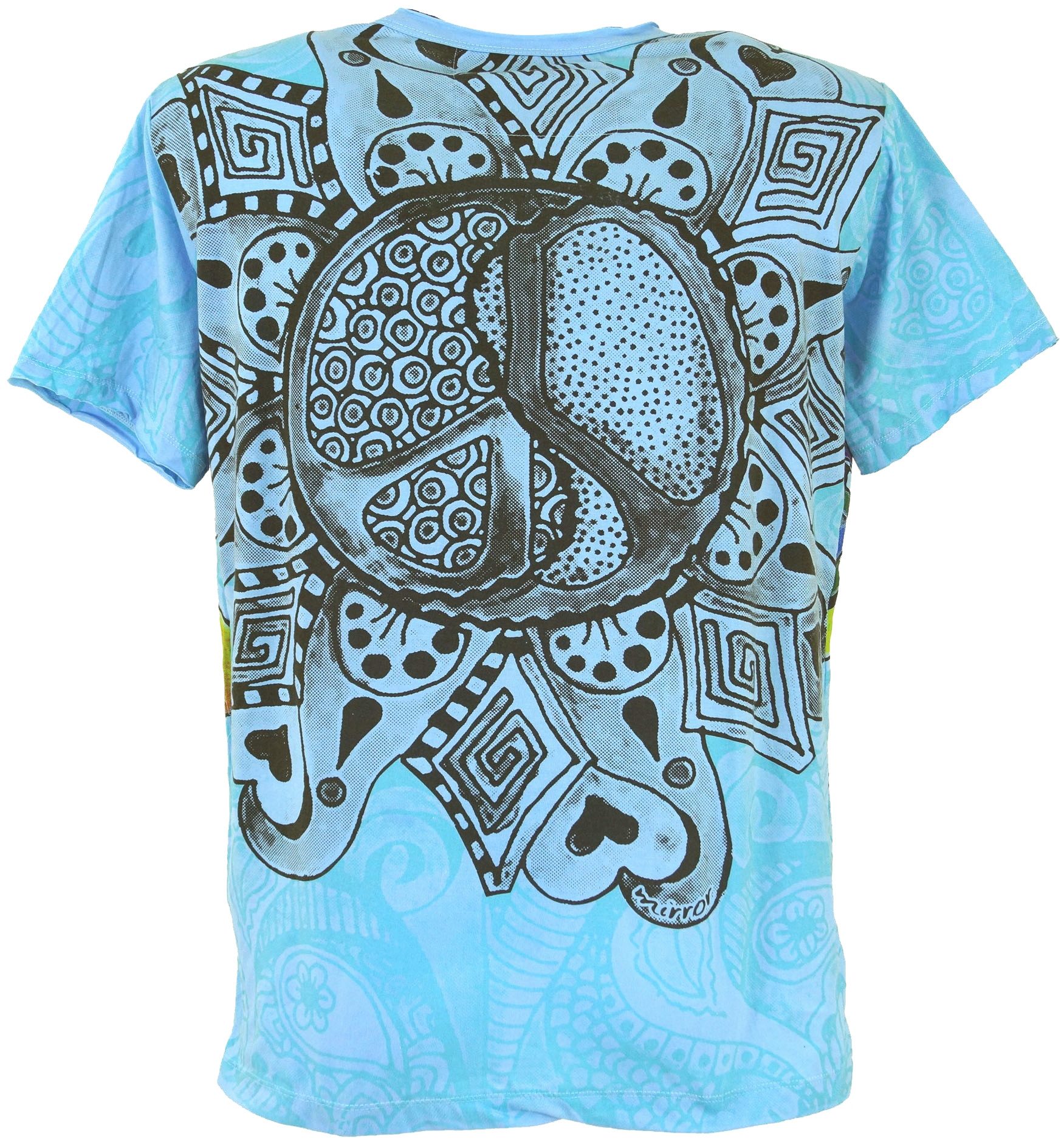 Guru-Shop T-Shirt Mirror T-Shirt - Peace günstig online kaufen
