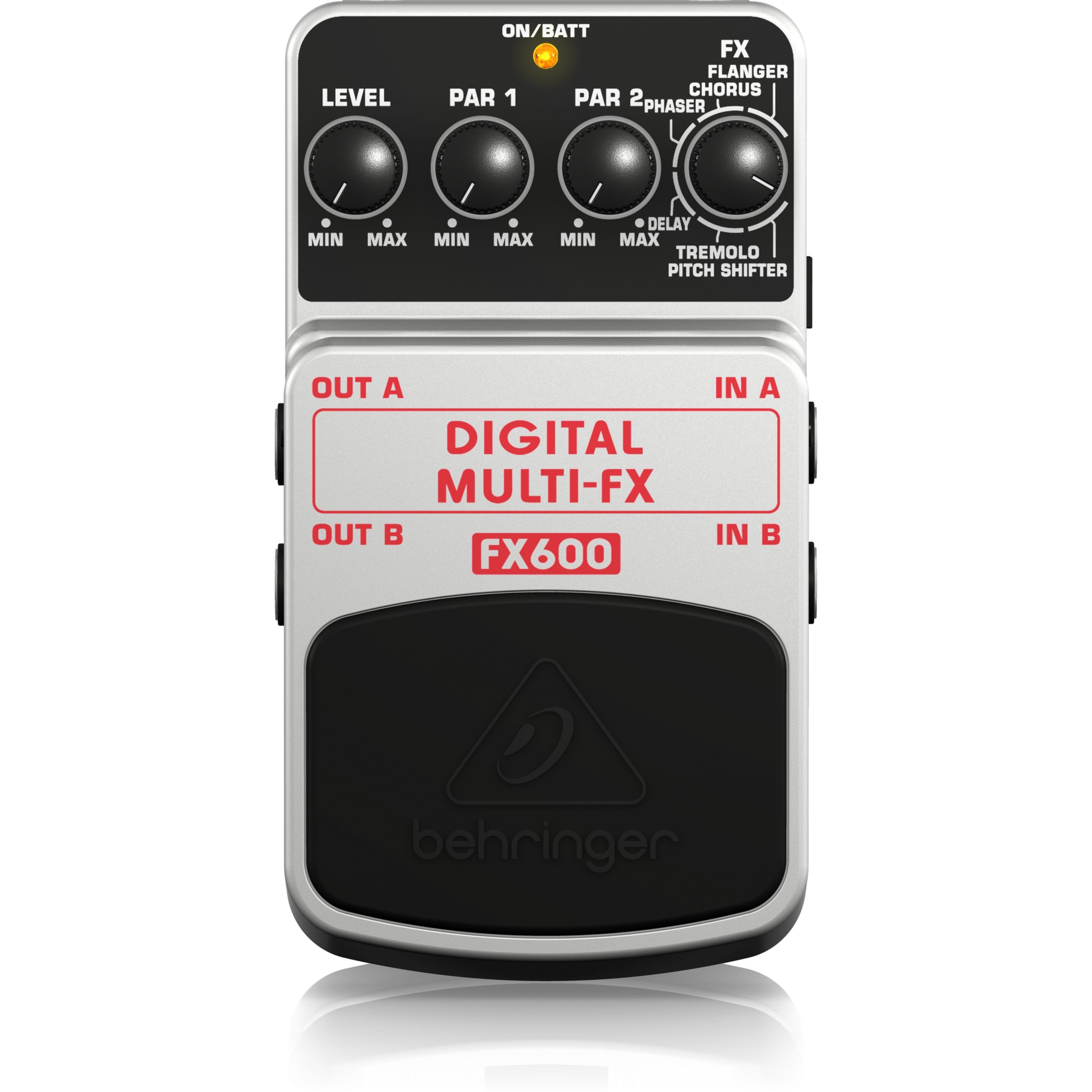 Behringer Musikinstrumentenpedal, FX600 Digital Multi-FX - Modulations Effektgerät für Gitarren