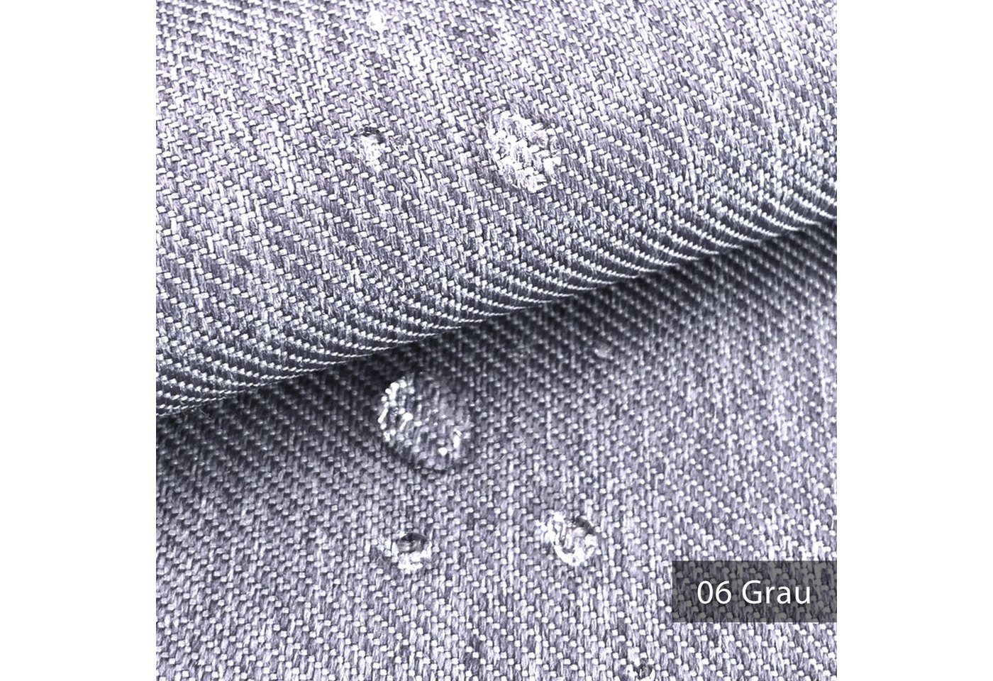 Thumbnail - novely® Stoff OXFORD 350D Outdoor-Stoff Leinen-Look Mélange Polsterstoff, Wasserabweisend, Outdoor, Meterware, 1lfm