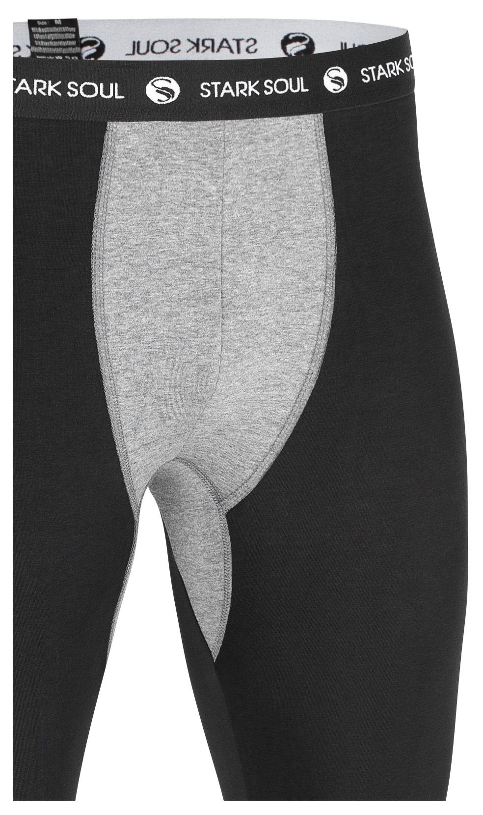 Stark Soul® Lange Unterhose "Long John" - Lange Unterhose mit weichem Web-Gummibund Logo Webbund – Bild 4 von 4