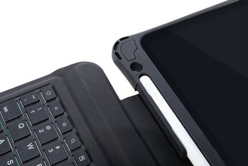 Tucano Laptop-Hülle Tasto, Ultra Schutzcase, Bumper für iPad 10,2 mit Tastatur und Trackpad