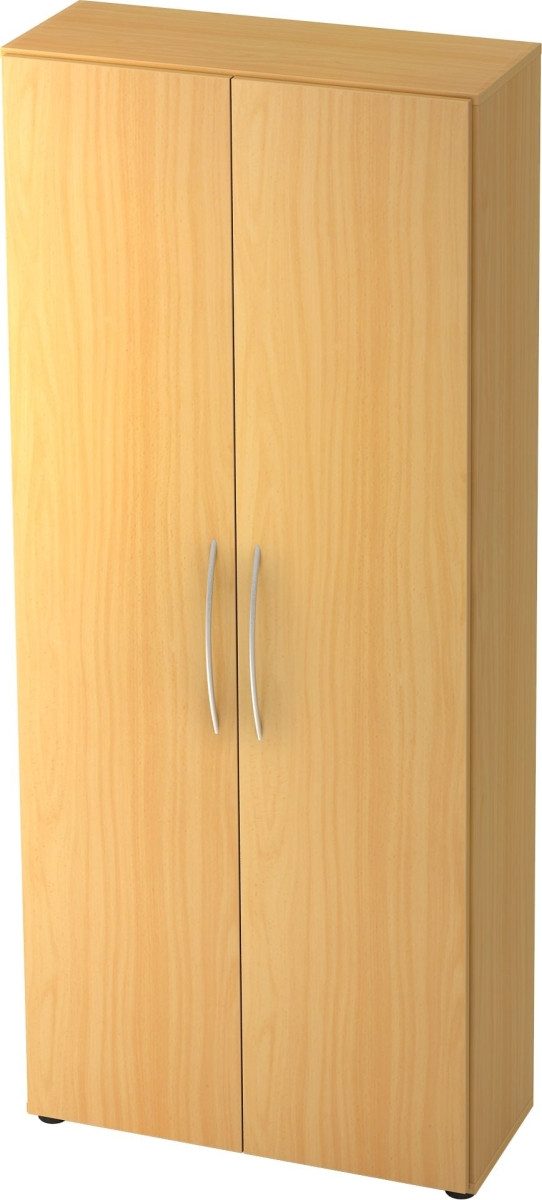 HAMMERBACHER Aktenschrank Schrank Basic 5 OH BxTxH 80x33x188cm Griff BM Buche/Buche