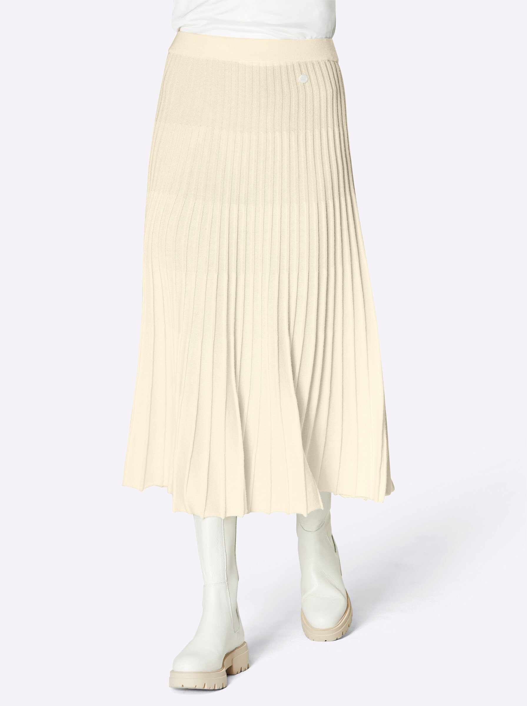 creation L Strickrock Merinowoll-Rock Länge ca. 80 cm günstig online kaufen