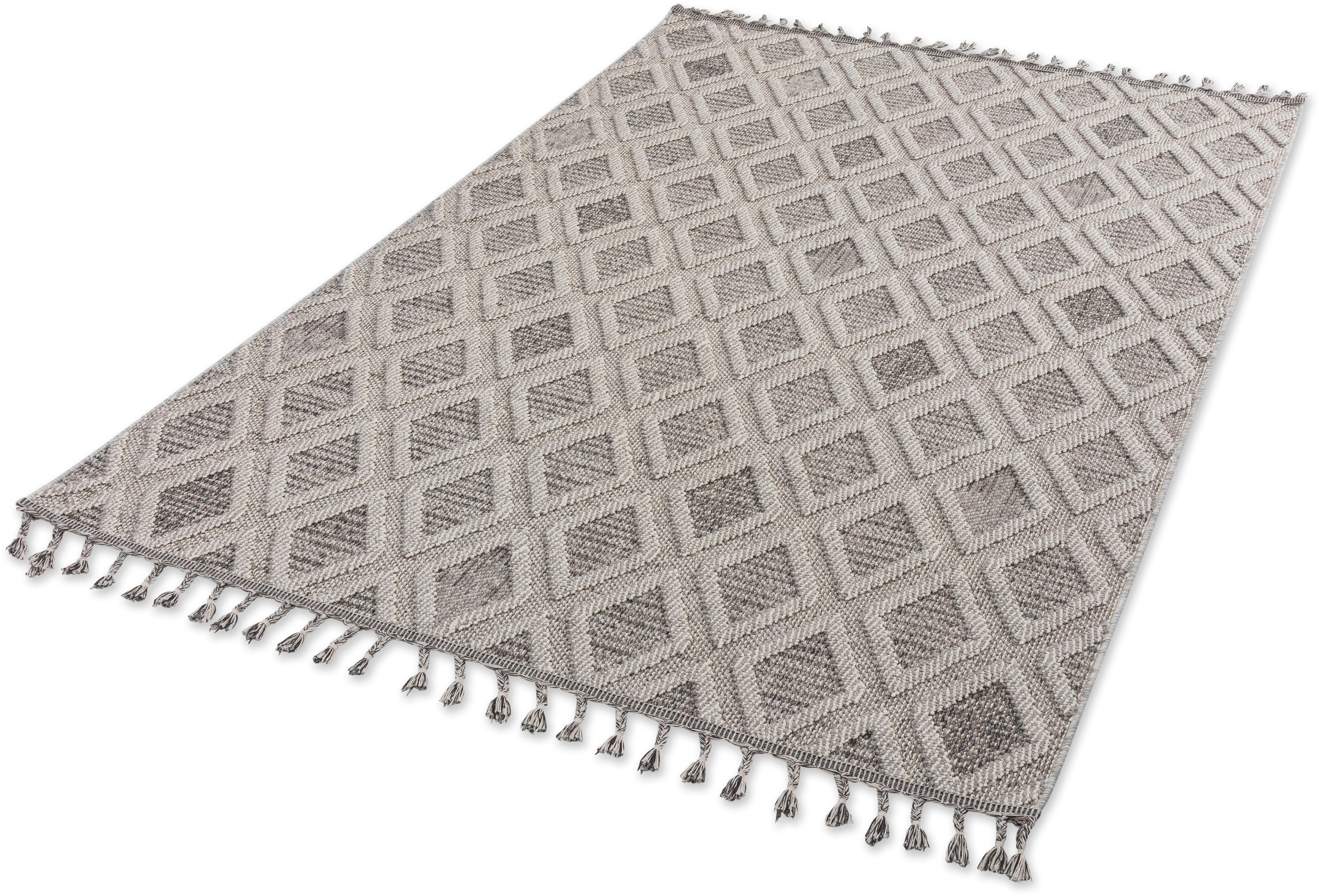 ASTRA Teppich Trevi 6831 222, rechteckig, Höhe: 7 mm, In- und Outddor geeignet, Balkon, Aussenbereich
