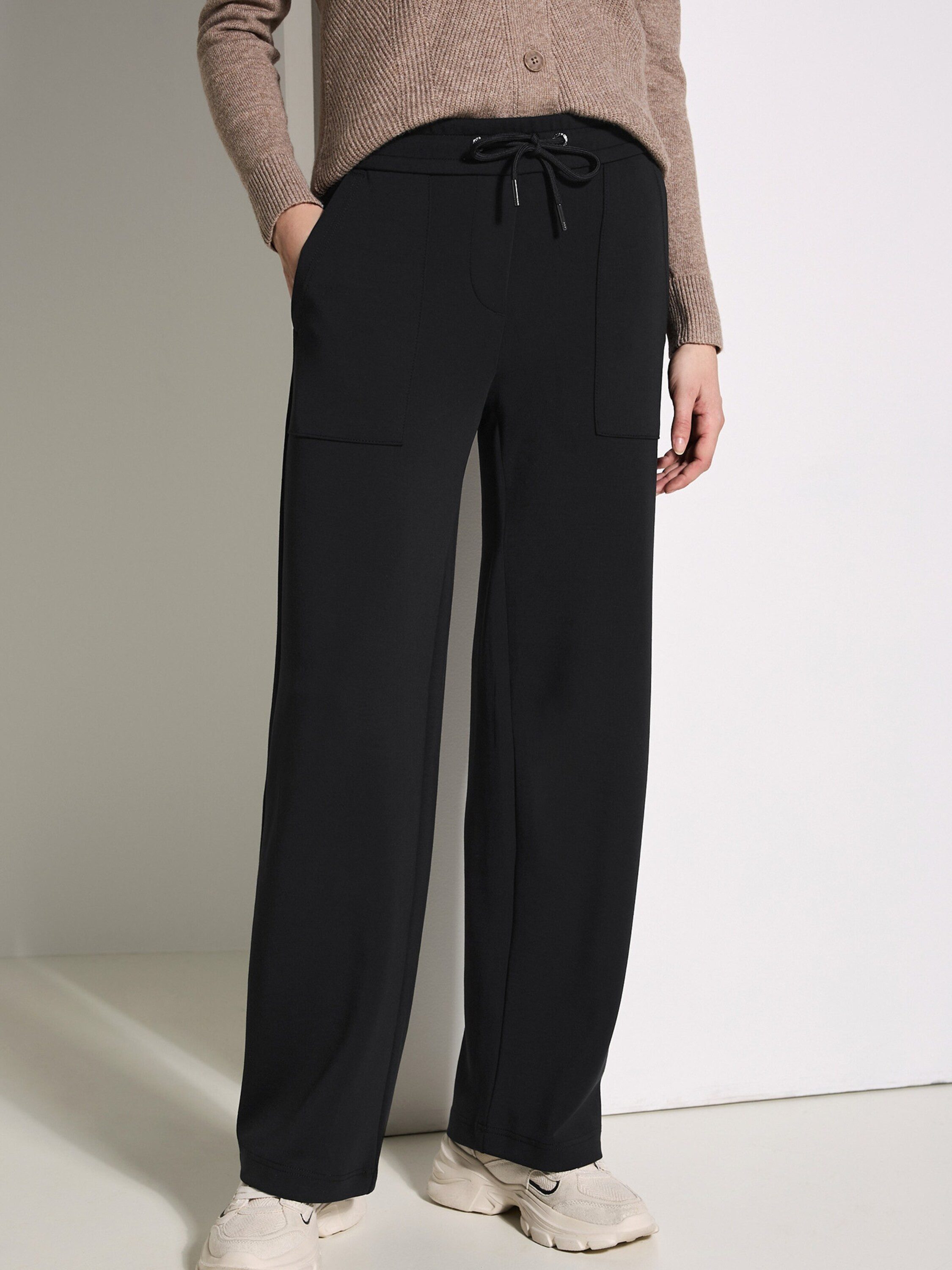 CECIL Jerseyhose Neele (1-tlg) Drapiert/gerafft