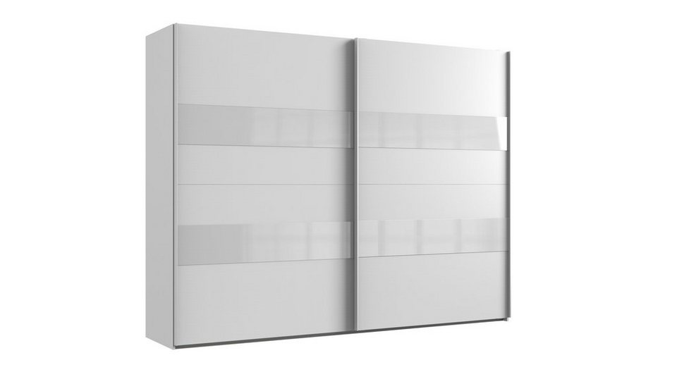 freiraum Kleiderschrank Altona2 (B/H/T: 270x210x65 cm) in Weiß mit 2 Türen  und 5 Einlegeböden, Artikel wird zerlegt mit Aufbauanleitung geliefert