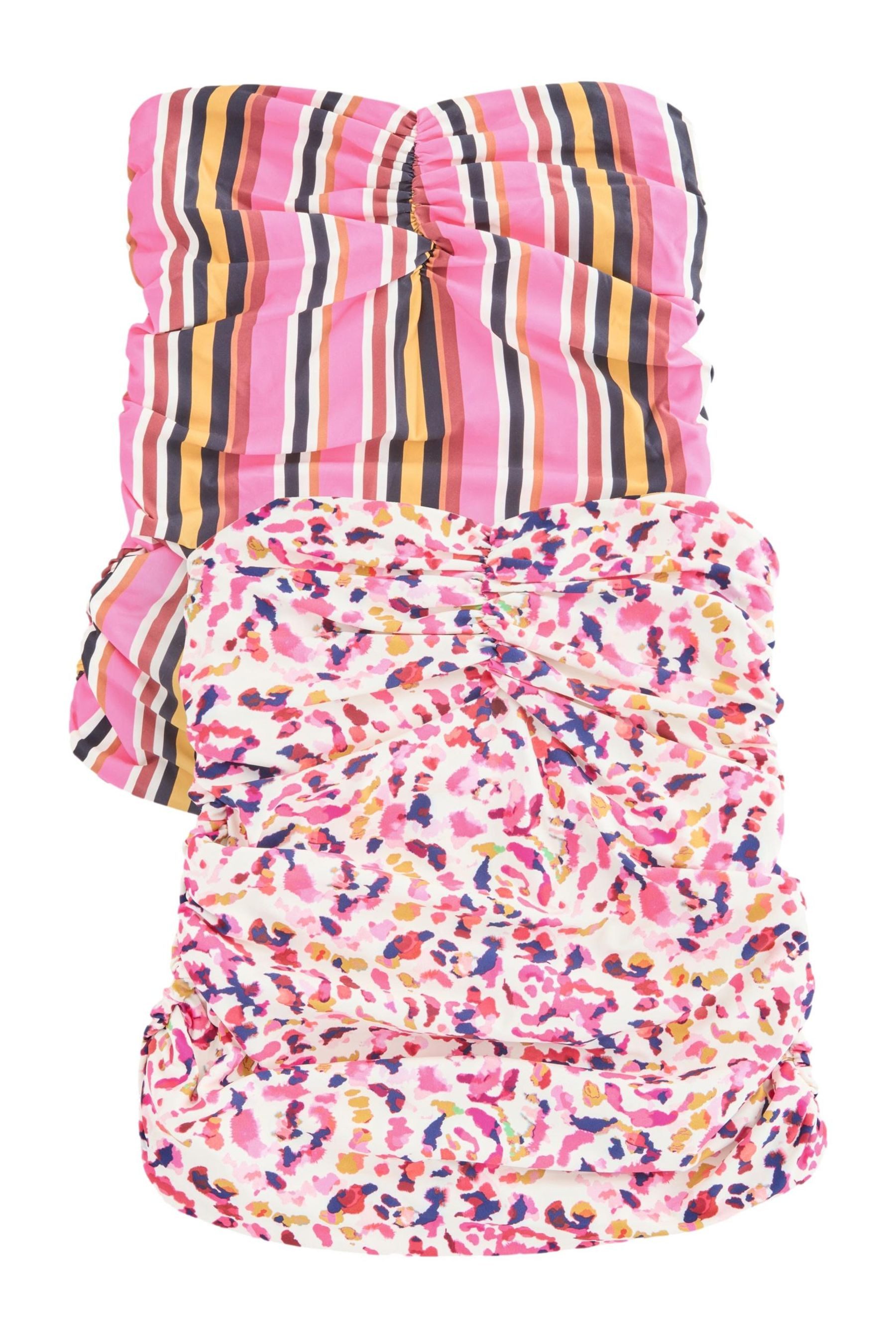 Next Tankini-Top Wendebares Bandeau-Tankini Oberteil mit Raffung (1-St) günstig online kaufen