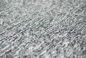 Teppich Teppich Wohnzimmer Teppich Kurzflor Baumwollteppich in grau, Teppich-Traum, rechteckig, Höhe: 9 mm