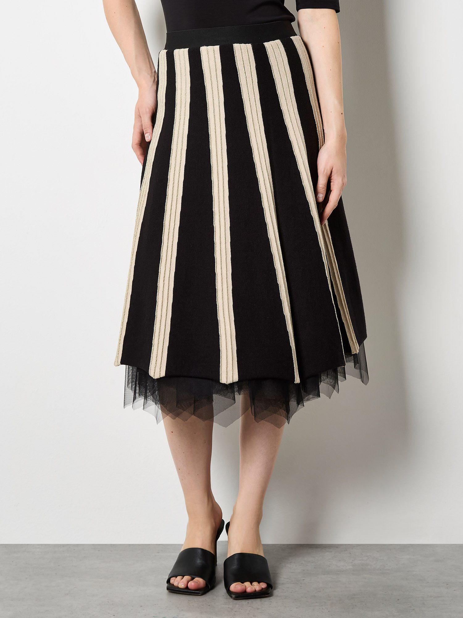 Apricot Midirock Wenderock . mit Streifen