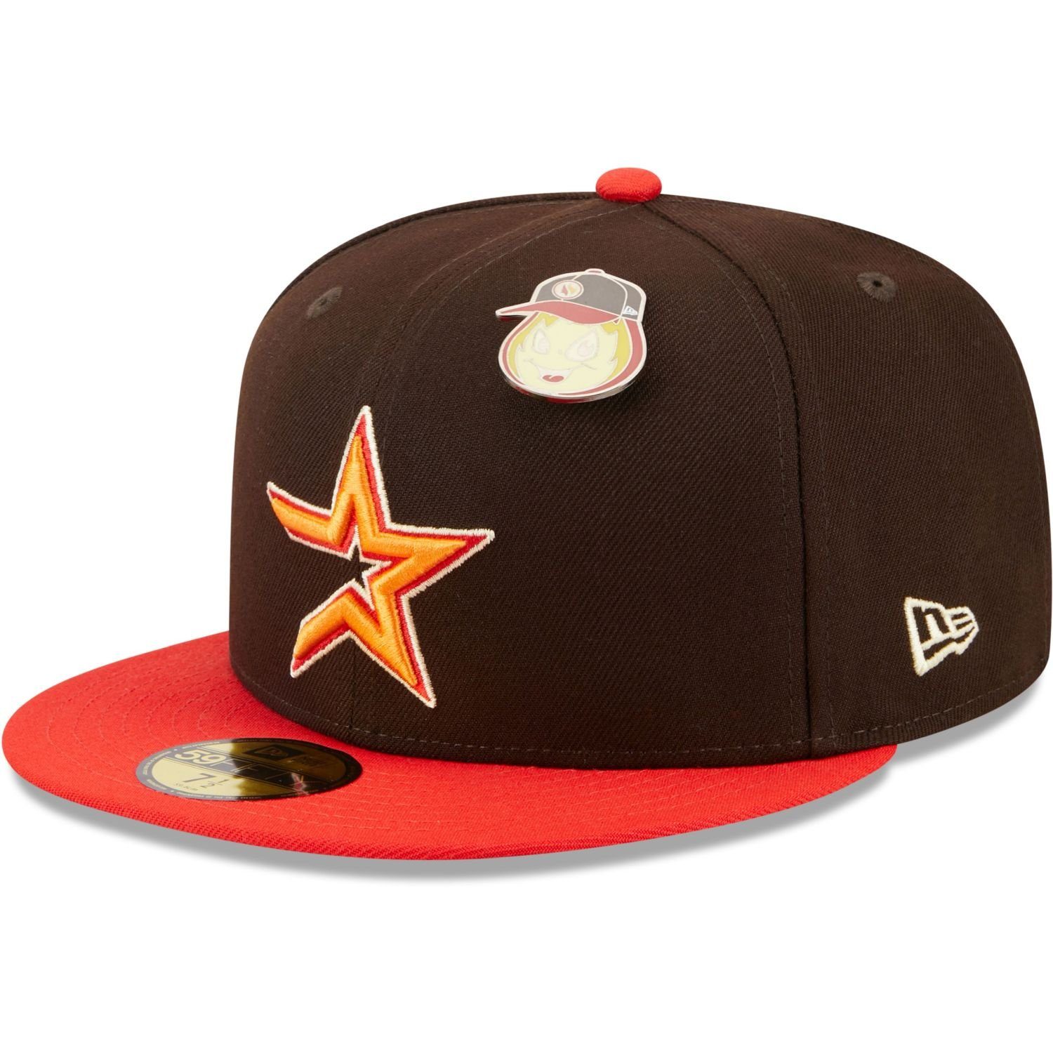 New Era Fitted Cap 59Fifty ELEMENTS PIN Houston Astros