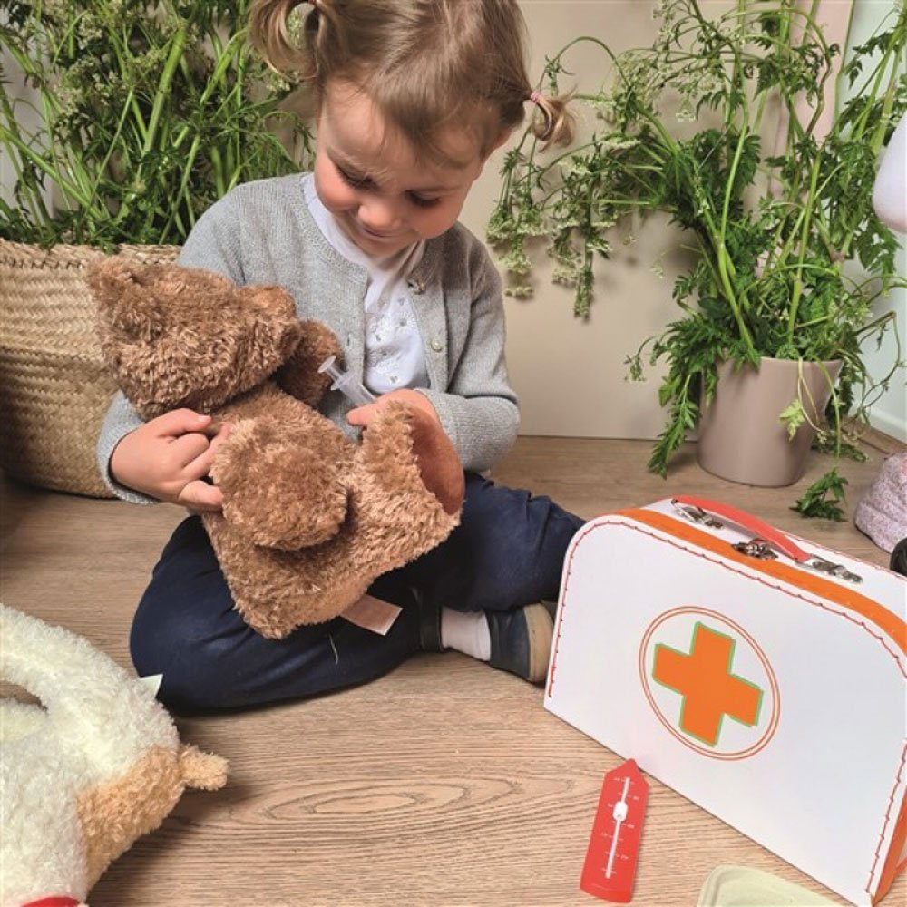 Egmont Toys Spielzeug-Arztkoffer Egmont Toys Kinder Arztkoffer, Doktorkoffer, befüllt 54/44 cm, (10-tlg)
