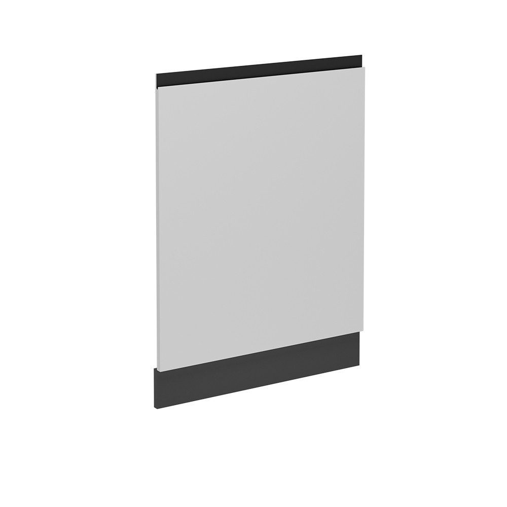 Frontblende R-Line, Weiß/Anthrazit, 60 cm ohne Arbeitsplatte