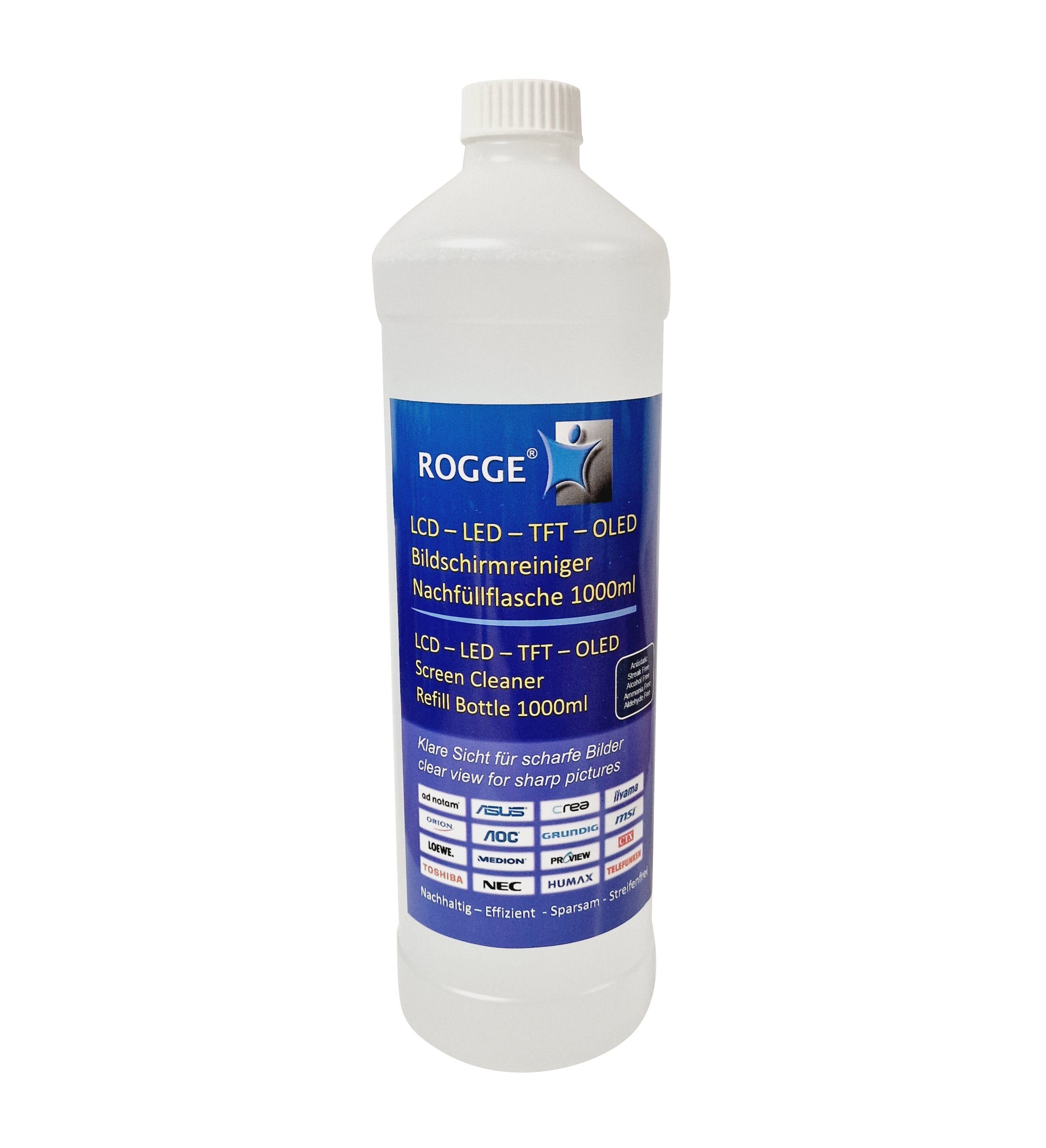 ROGGE Screen Cleaner 1.000ml - Nachfüllflasche Flüssigreiniger