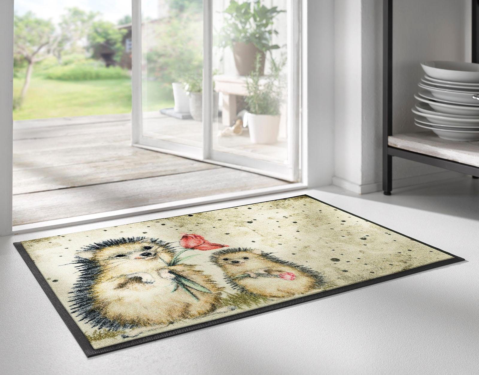 wash+dry by Kleen-Tex Fußmatte Spike, rechteckig, Höhe: 7 mm, Schmutzfangma günstig online kaufen