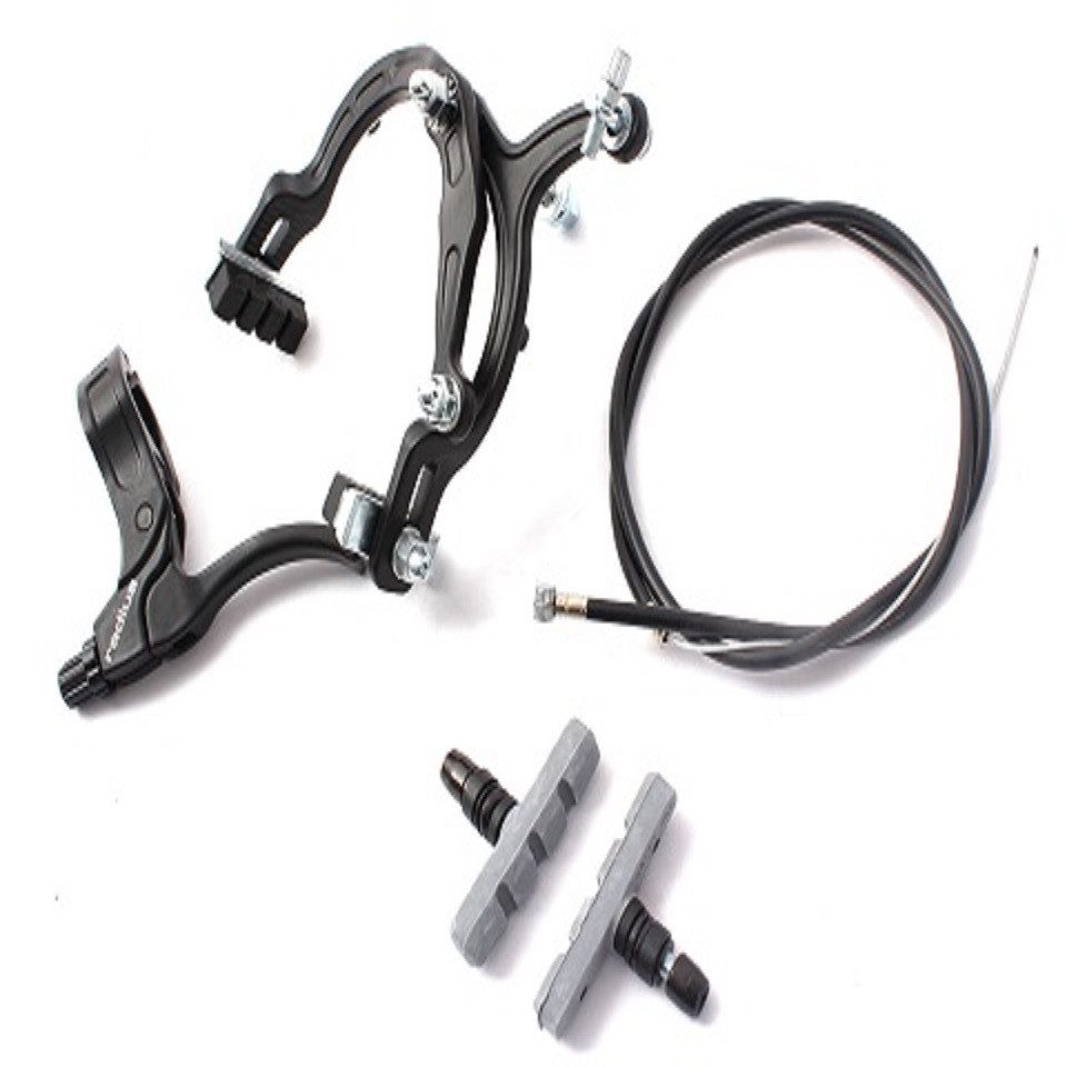 KHEbikes Felgenbremse BMX Bremsenset Sidepull KHE (höchste und niedrigste Bremsschuh Position ist 93mm - 74mm), Sidepull Bremse